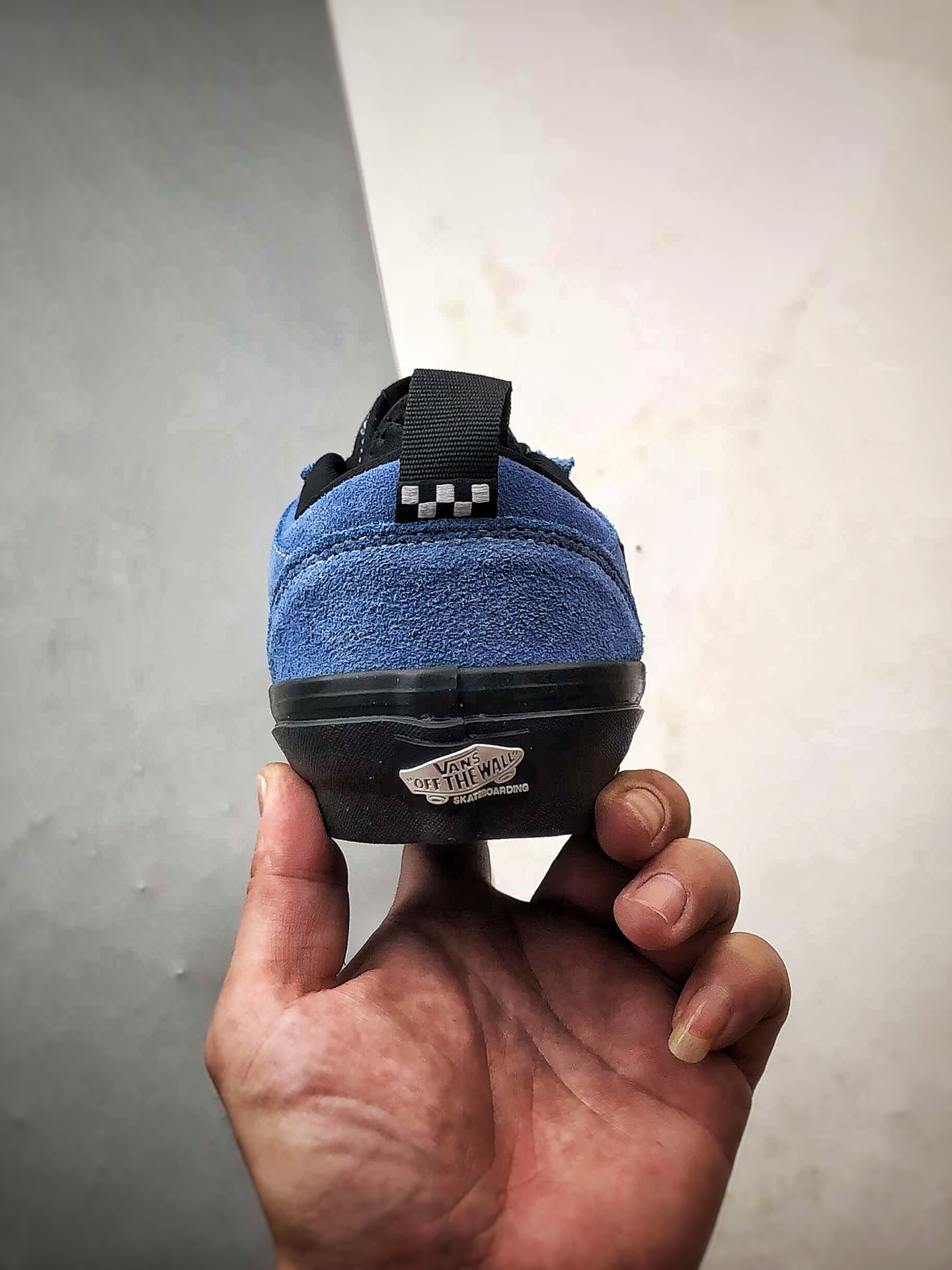 Vans Safe BRADY 蓝黑 官方新款 轻便舒适百搭滑板鞋 VN000E23CQ0