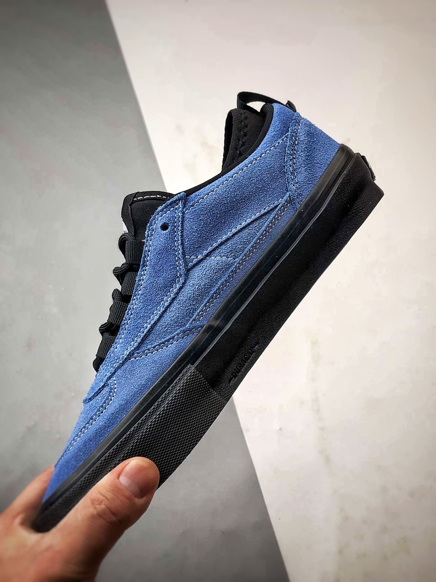 Vans Safe BRADY 蓝黑 官方新款 轻便舒适百搭滑板鞋 VN000E23CQ0