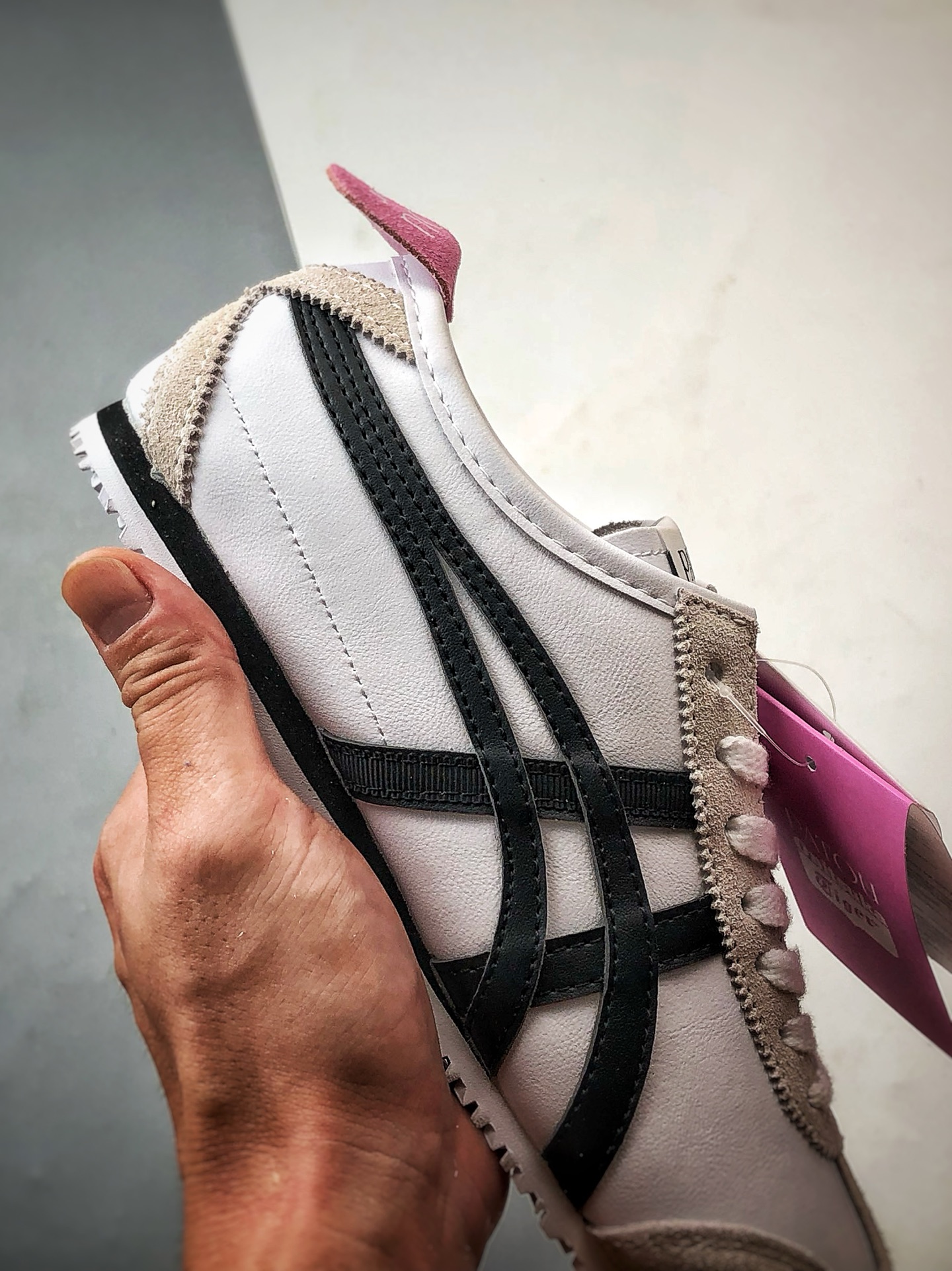 Patou x Asics 鬼冢虎 Mexico 66 白黑 印尼厂Oem原单材料 1183C380-100