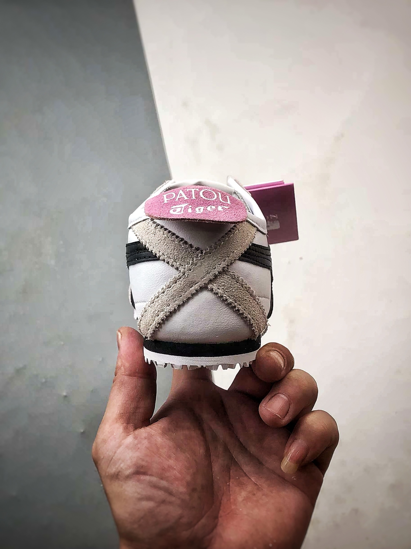 Patou x Asics 鬼冢虎 Mexico 66 白黑 印尼厂Oem原单材料 1183C380-100