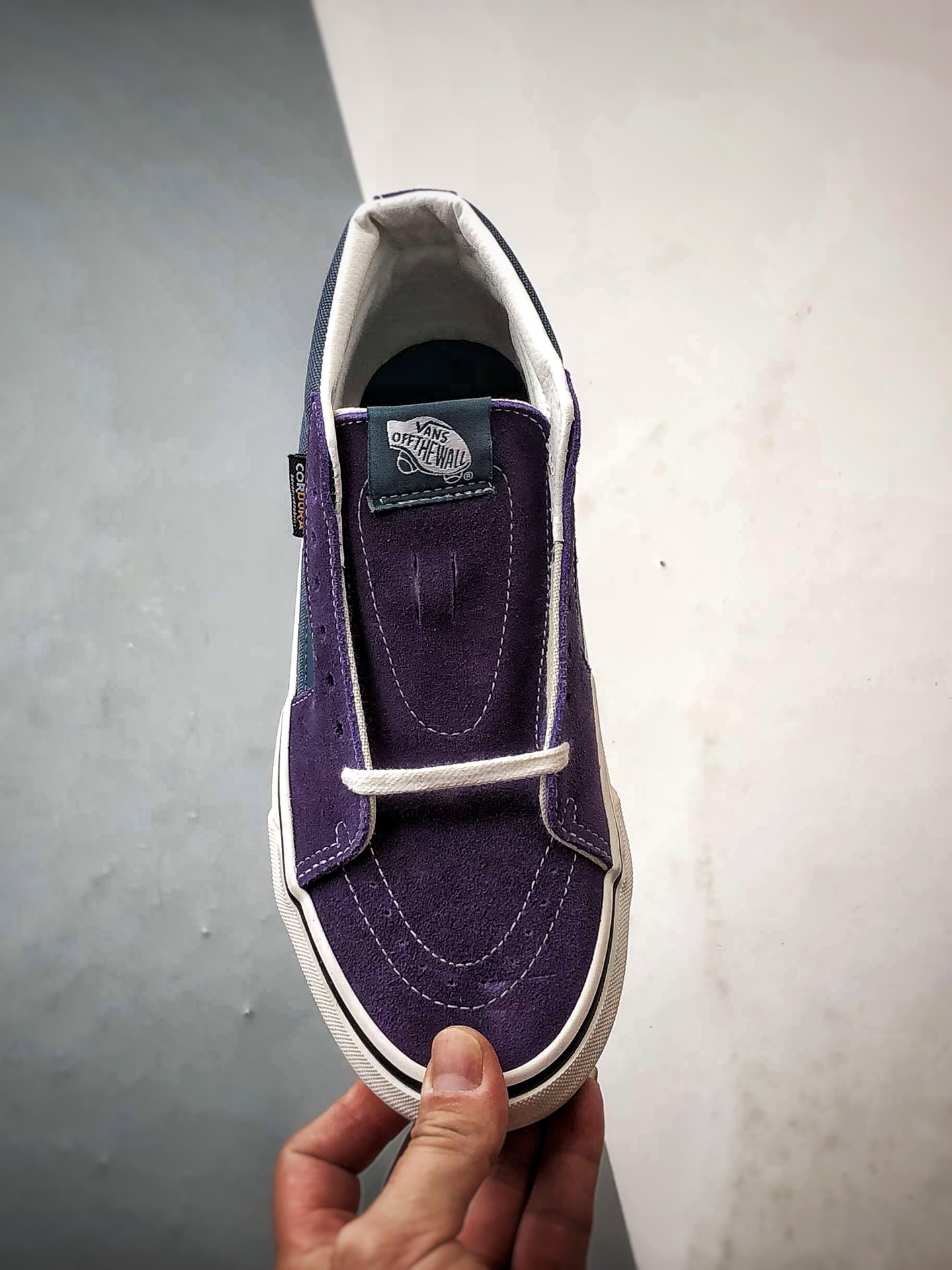 Vans SK8-Mid 蓝紫拼接 万斯新款 复古中帮硫化帆布鞋-High Quatity Cheap Brand wholesale wholesaler seller Clothes Bags handbags Sneakers Top Fashion Clothing Shoes from China Factory Chinese suppliers best Quality Beautiful Price Vans SK8-Mid 蓝紫拼接 万斯新款 复古中帮硫化帆布鞋