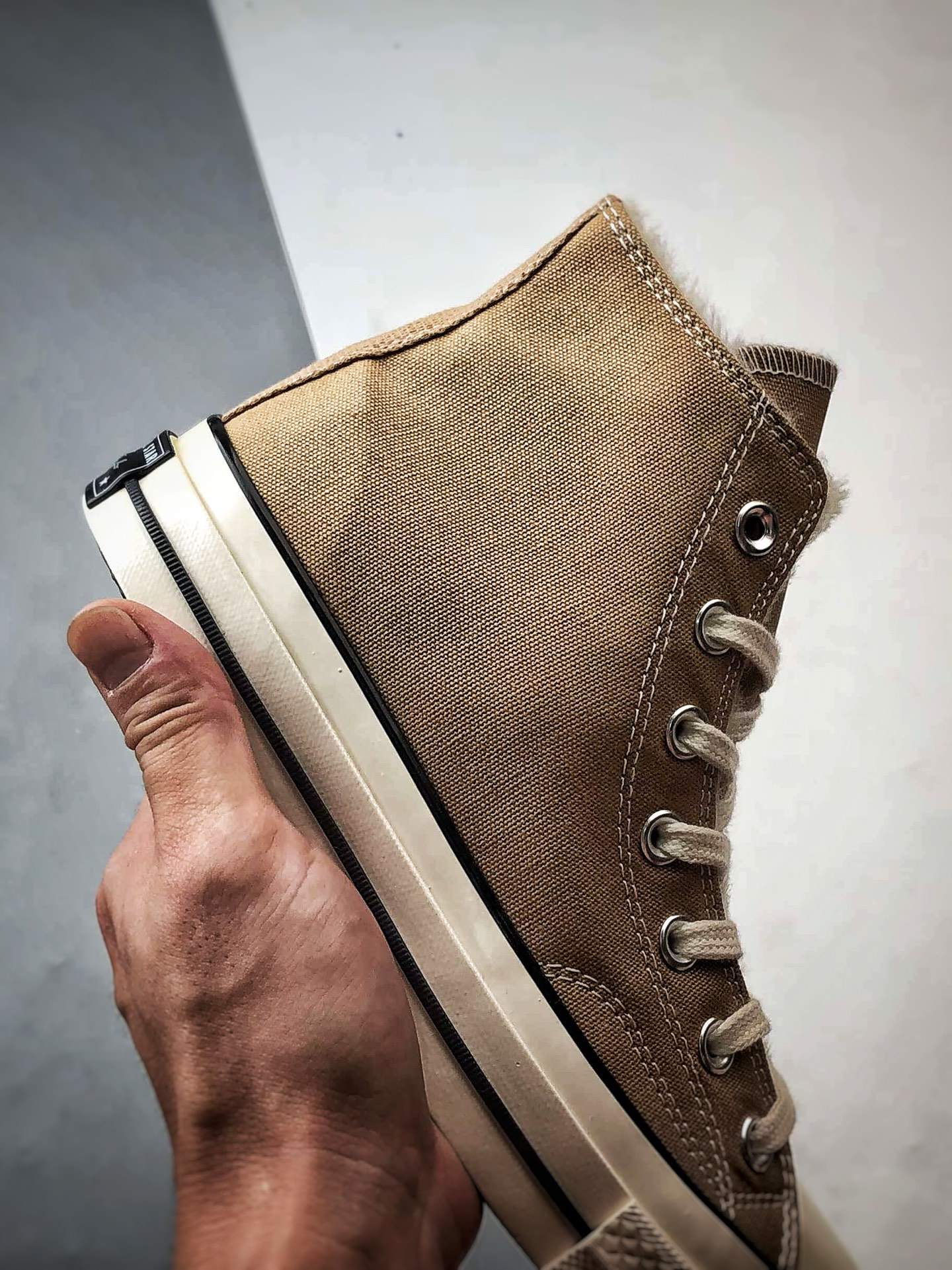 Converse Chuck 1970s 奶茶色 冬季新款 加绒款高帮板鞋