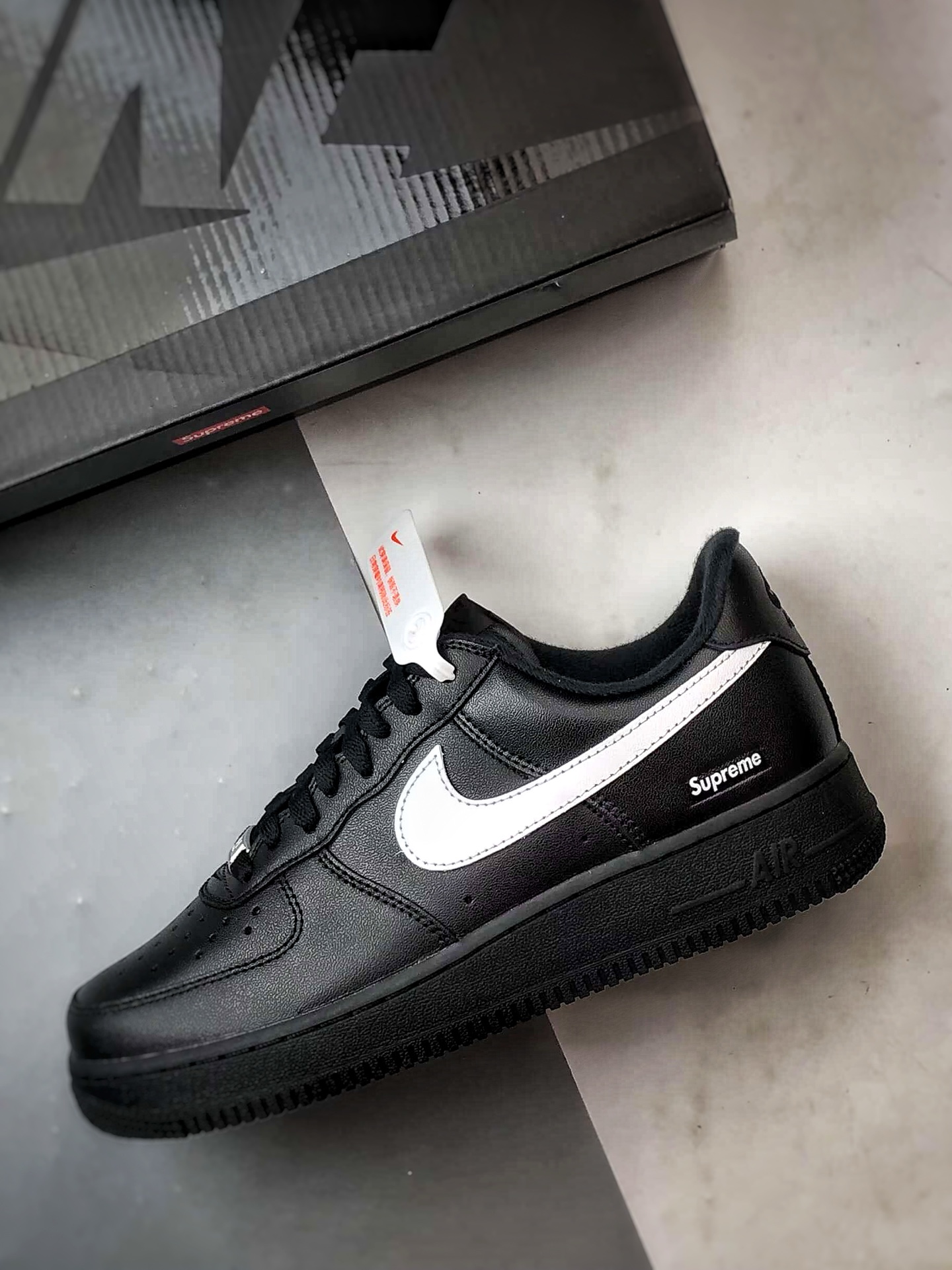 Sup x Air Force 1 Low 黑白 CU9225-002