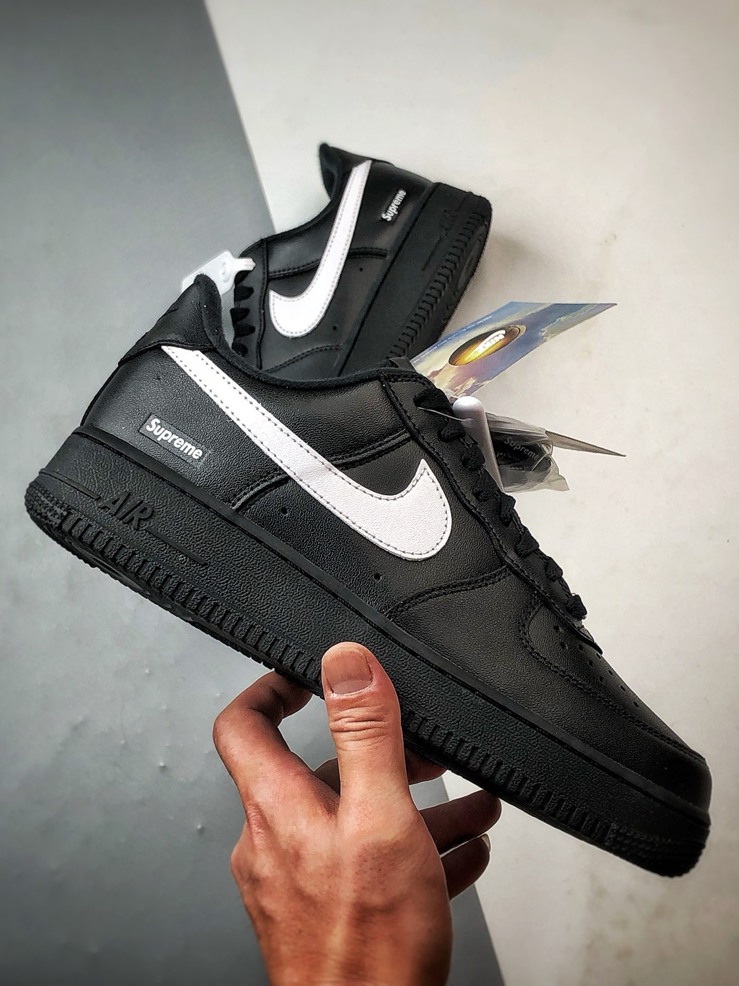 Sup x Air Force 1 Low 黑白 CU9225-002