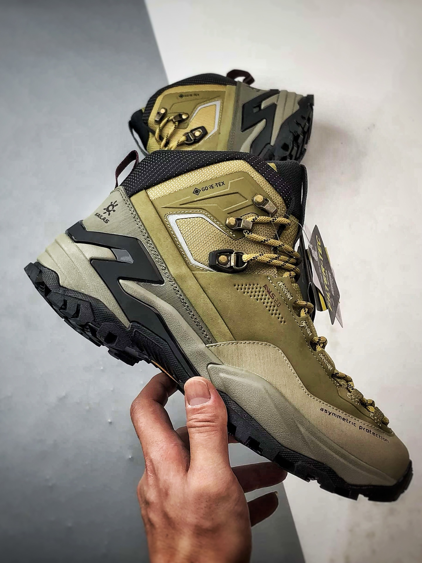 KAILAS MT5-3 GTX Mid 札达黄 凯乐石中帮户外防水登山功能鞋-High Quatity Cheap Brand wholesale wholesaler seller Clothes Bags handbags Sneakers Top Fashion Clothing Shoes from China Factory Chinese suppliers best Quality Beautiful Price KAILAS MT5-3 GTX Mid 札达黄 凯乐石中帮户外防水登山功能鞋