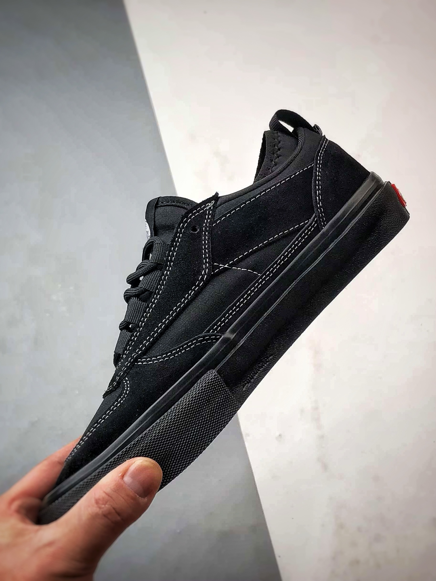 Vans Skate Safe Low 黑武士 官方新款 舒适百搭轻便滑板鞋 VN000EEHBKA