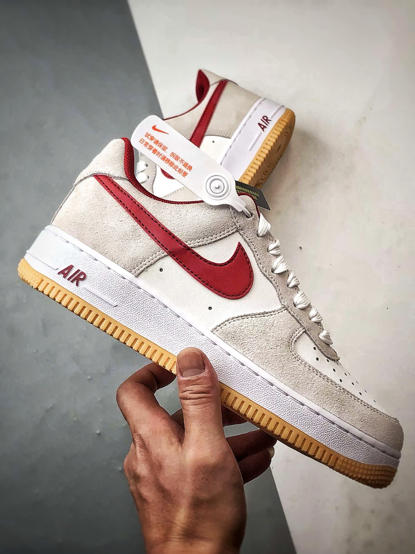 Air Force 1 '07 Low 米白红 IB6388-101