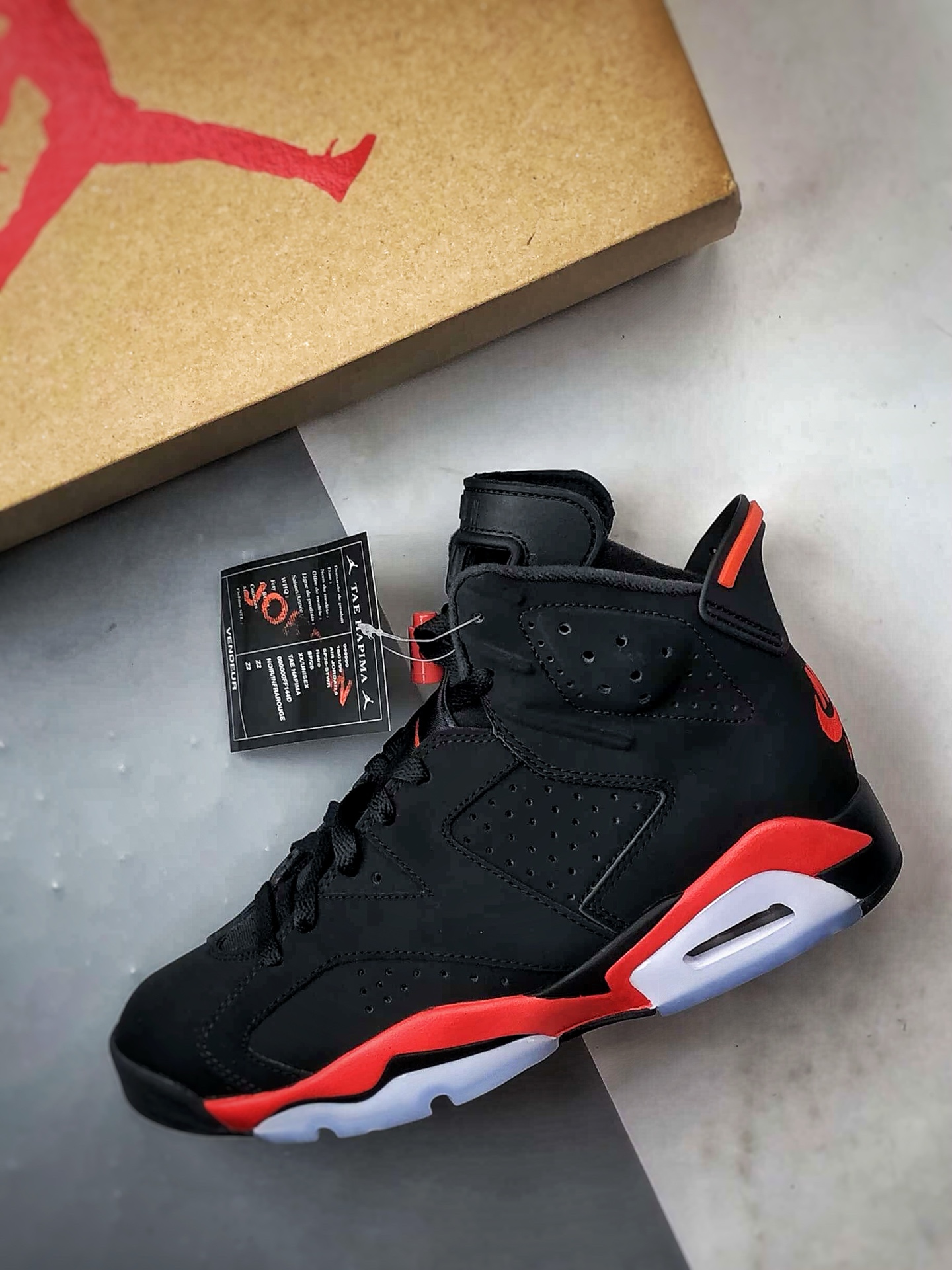 Air Jordan 6 ”Reverse Infrared” 黑红红外线 CT8529-001