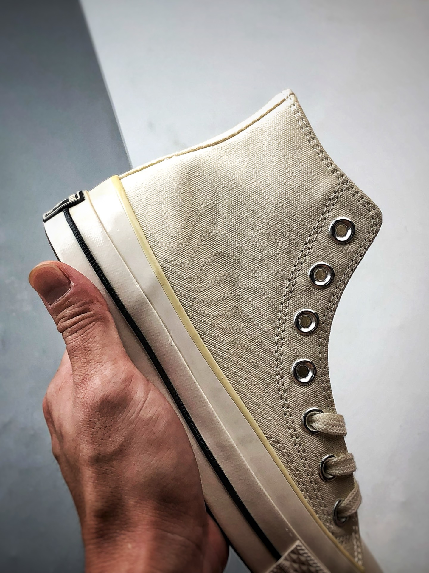 Converse x Our Legacy 米白 太极阴阳联名高帮帆布鞋 A16179C-High Quatity Cheap Brand wholesale wholesaler seller Clothes Bags handbags Sneakers Top Fashion Clothing Shoes from China Factory Chinese suppliers best Quality Beautiful Price Converse x Our Legacy 米白 太极阴阳联名高帮帆布鞋 A16179C