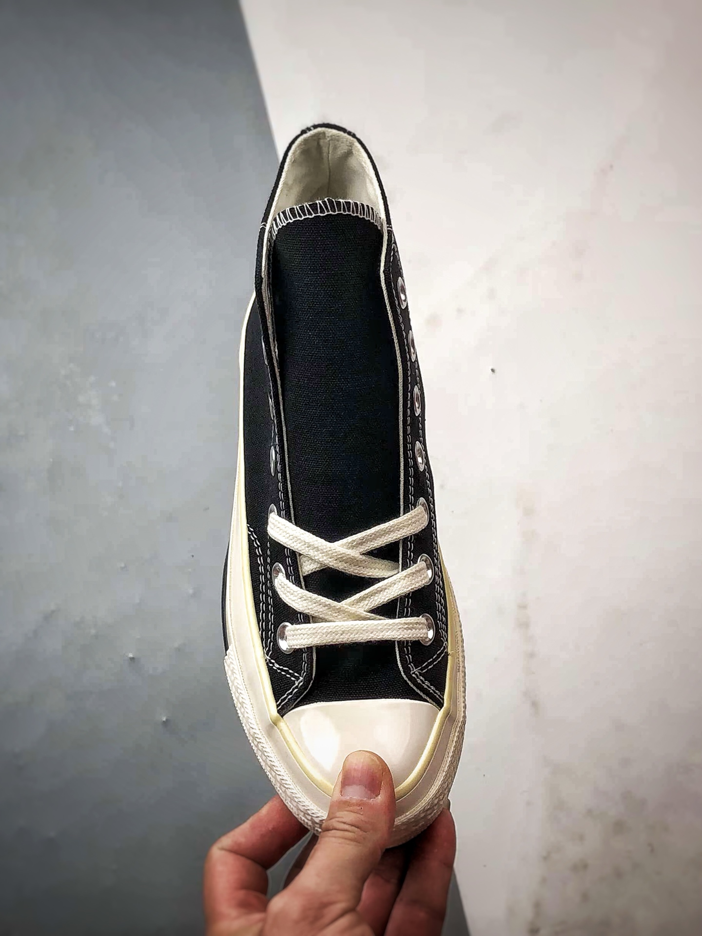 Converse x Our Legacy 黑色 太极阴阳联名高帮帆布鞋 A17694C