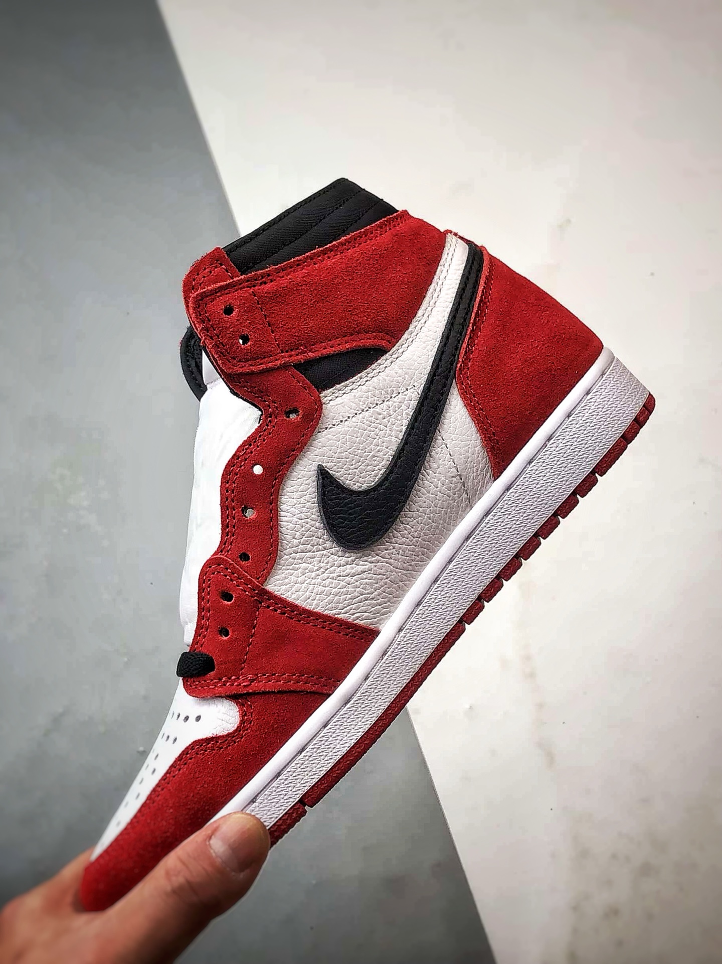 Travis Scott x Air Jordan AJ1 High SP TS 联名红白倒钩高帮 DH3277-601