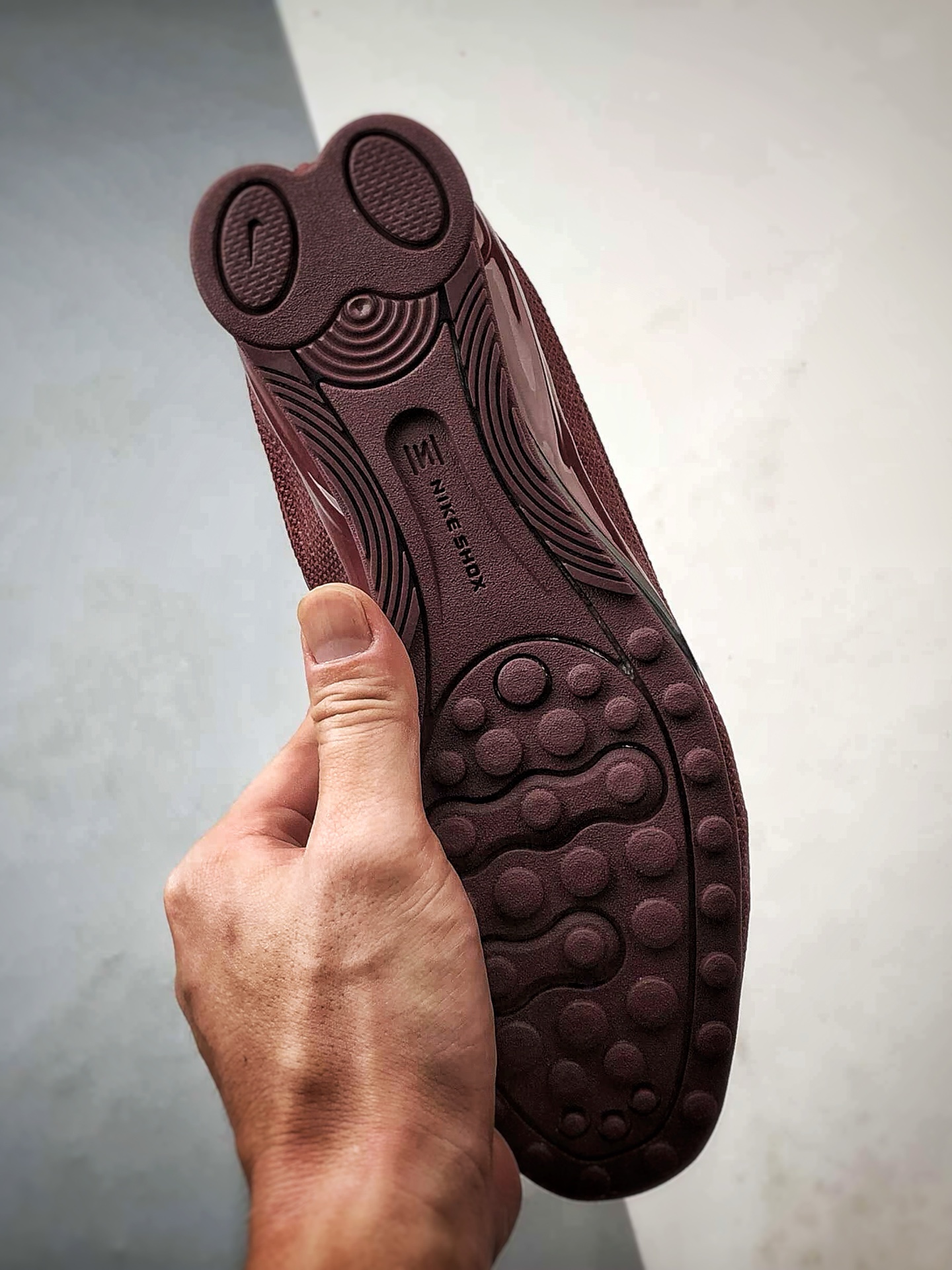 NK Shox Z系列 酒红色 气柱科技风舒适生活休闲鞋 HQ7540-600