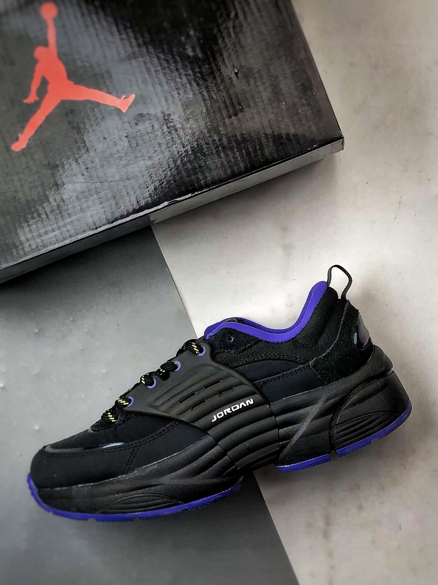 220 Jordan Trunner O/S 黑蓝 复古经典百搭生活休闲鞋 IB3722-005