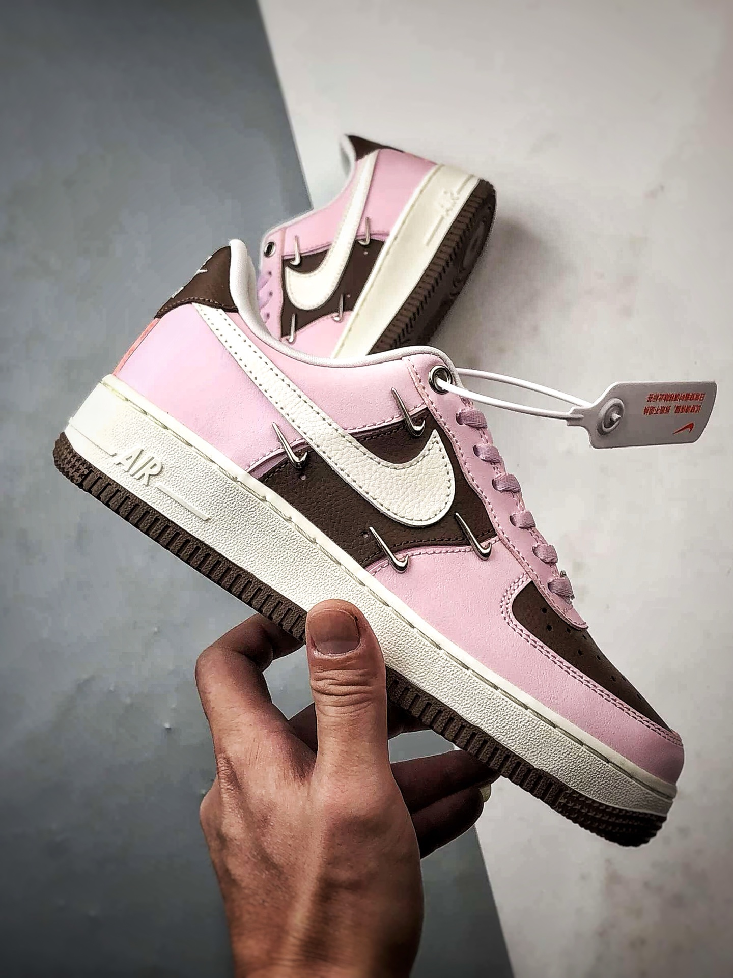 220 Air Force 1 '07 Low 粉棕四小钩 IO7595-211