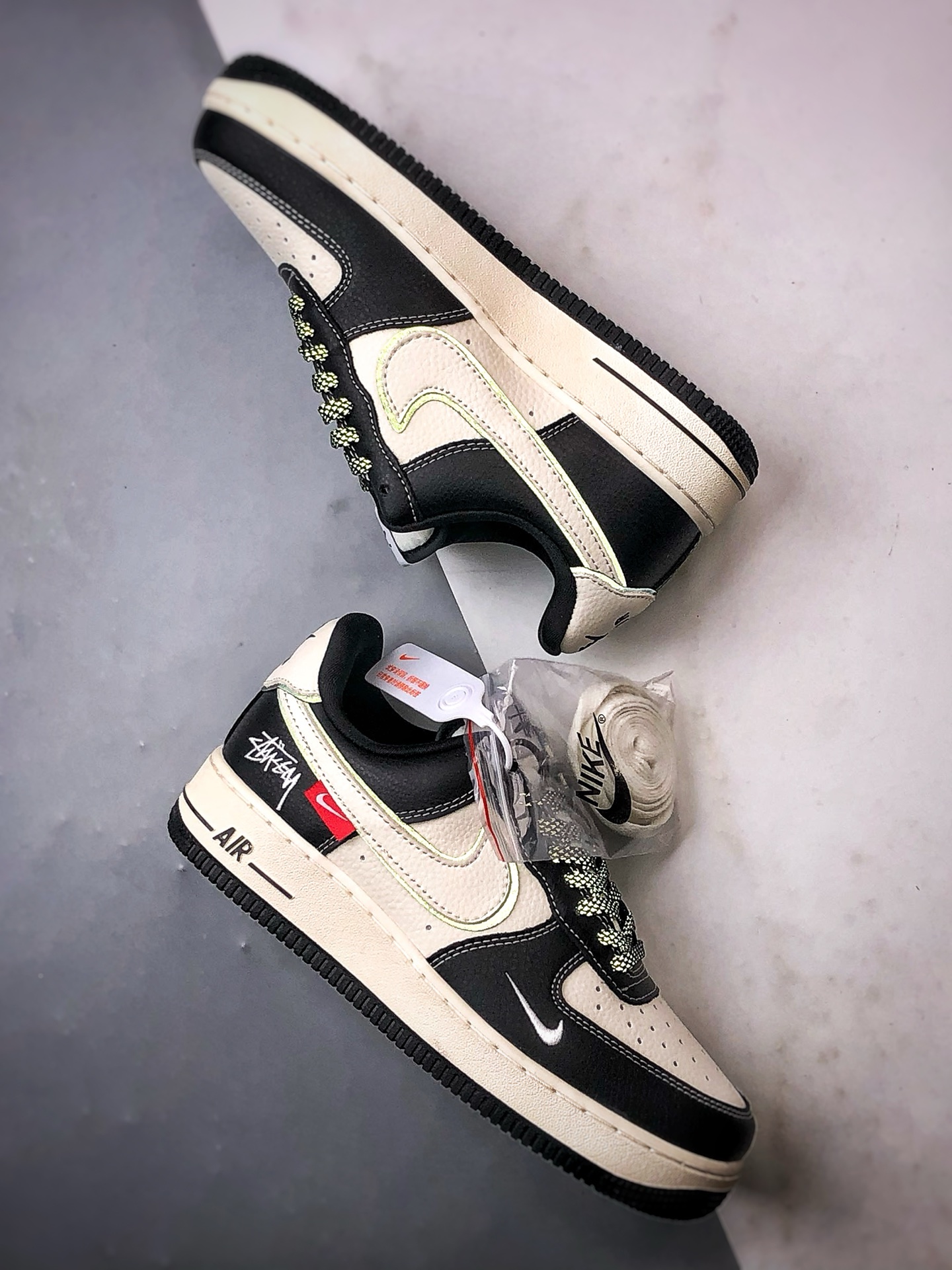 280 Stussy x Air Force 1 Low 黑白 DD1982-318