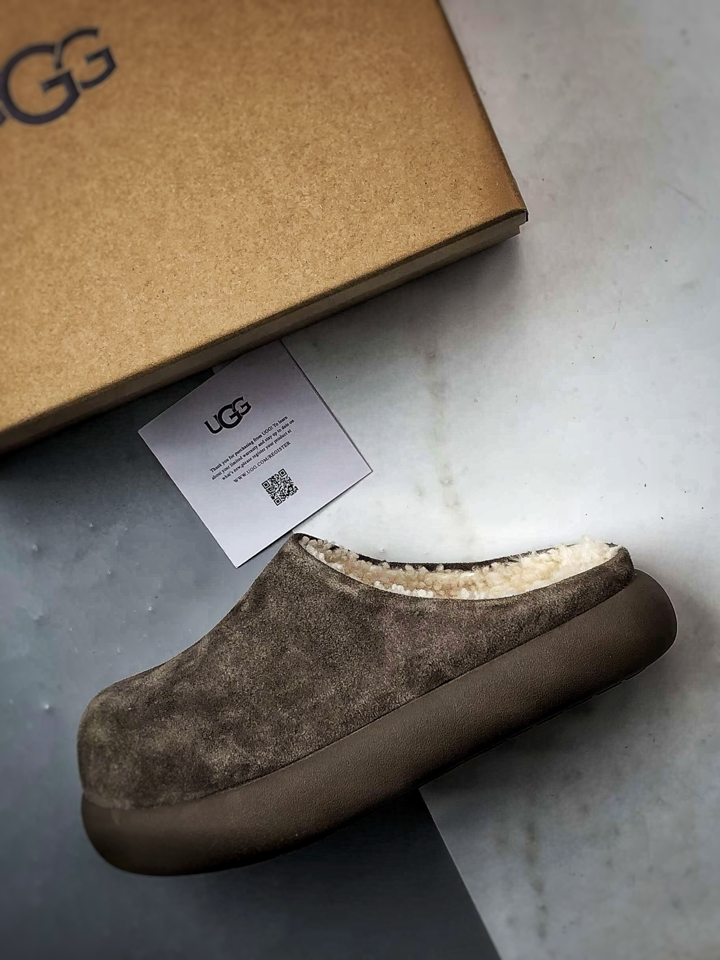 220 UGG 厚底土豆大头雪地靴 胡桃木色