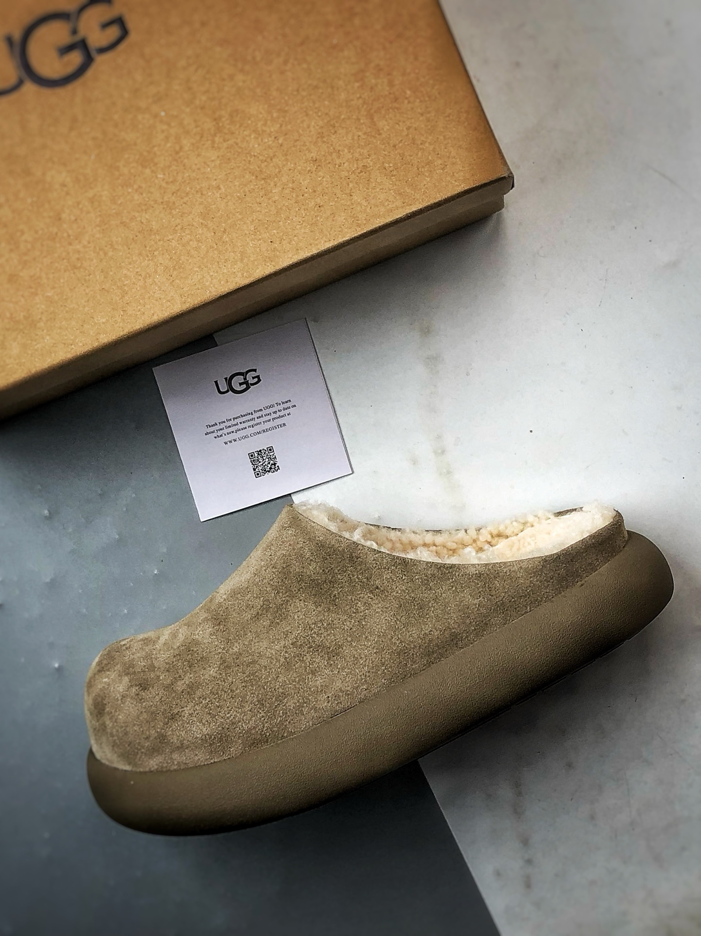 220 UGG 厚底土豆大头雪地靴 羚羊棕