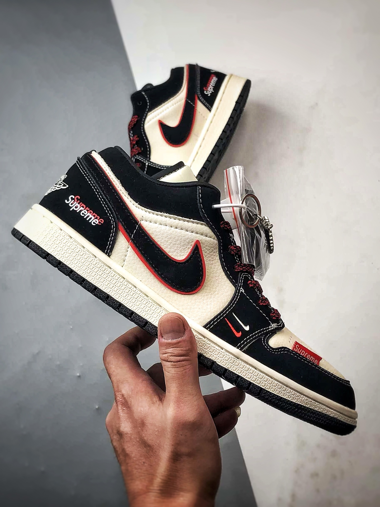 290 Air Jordan 1 Low ”高端定制” Sup黑白红 QJ2025-002