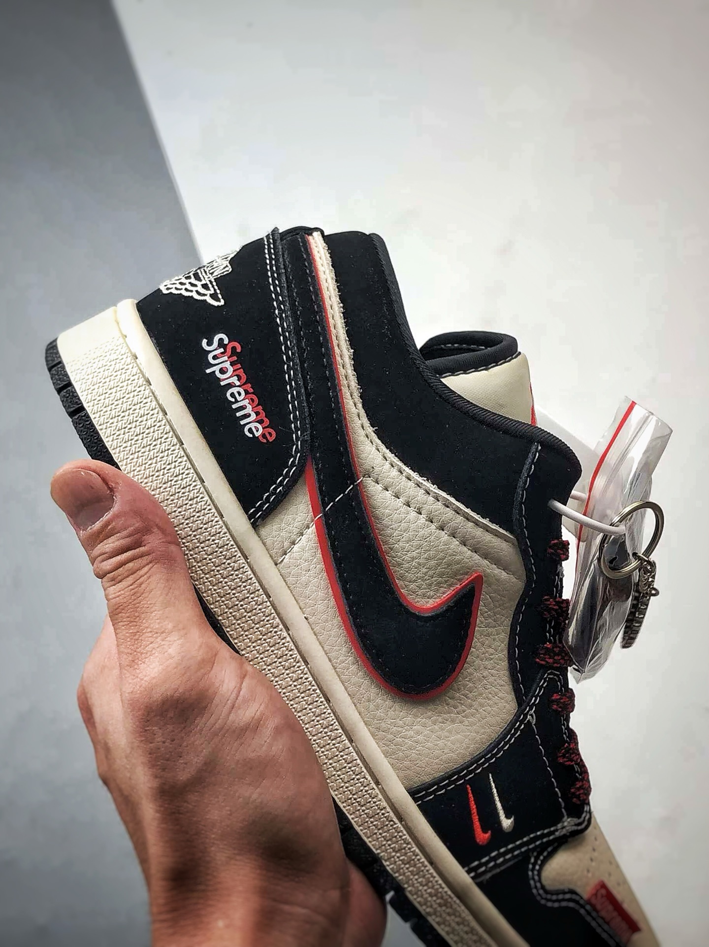 290 Air Jordan 1 Low ”高端定制” Sup黑白红 QJ2025-002