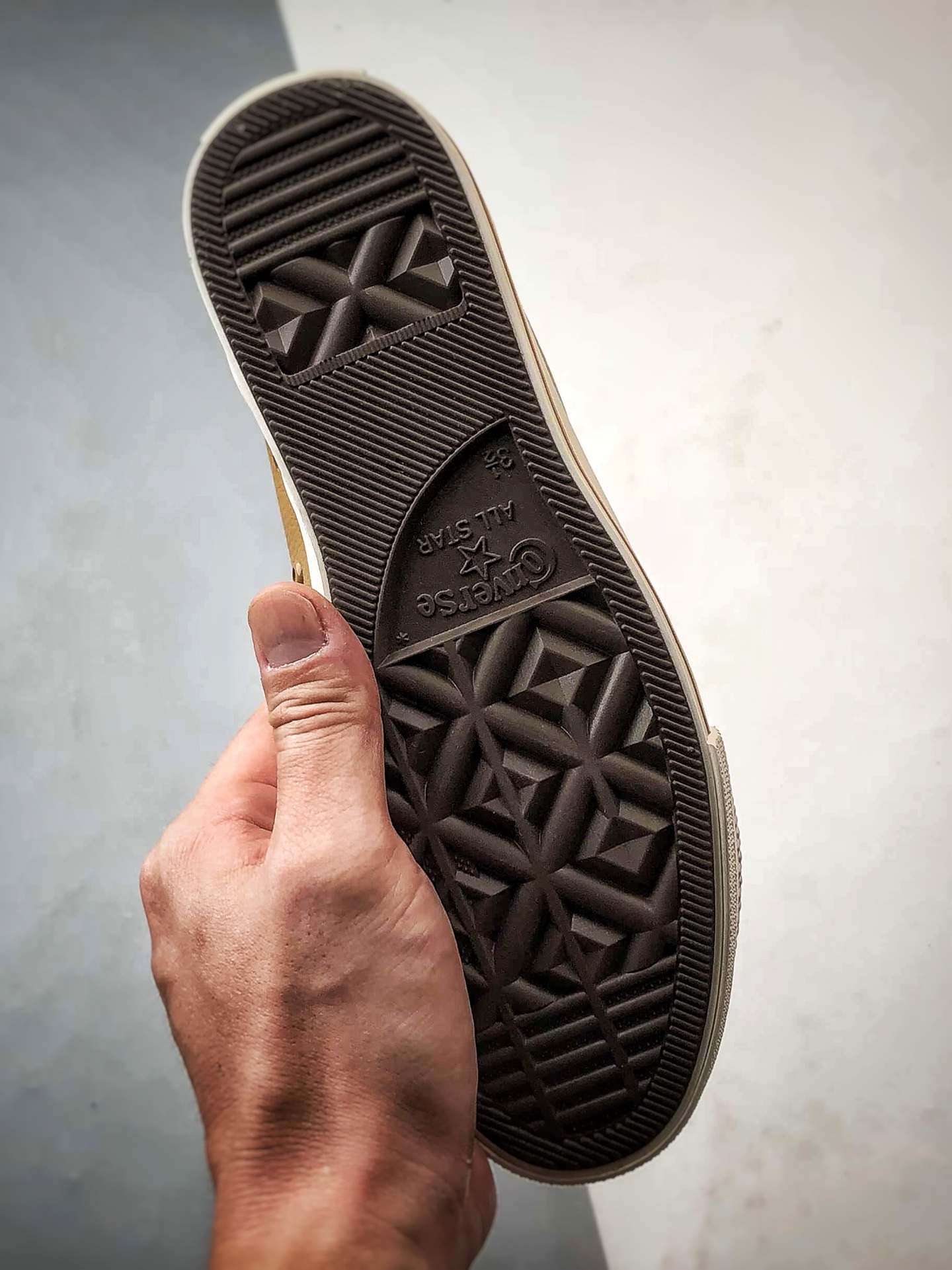 140 Converse All LIFT 棕色 匡威新款 厚底皮面高帮休闲板鞋 A14518C