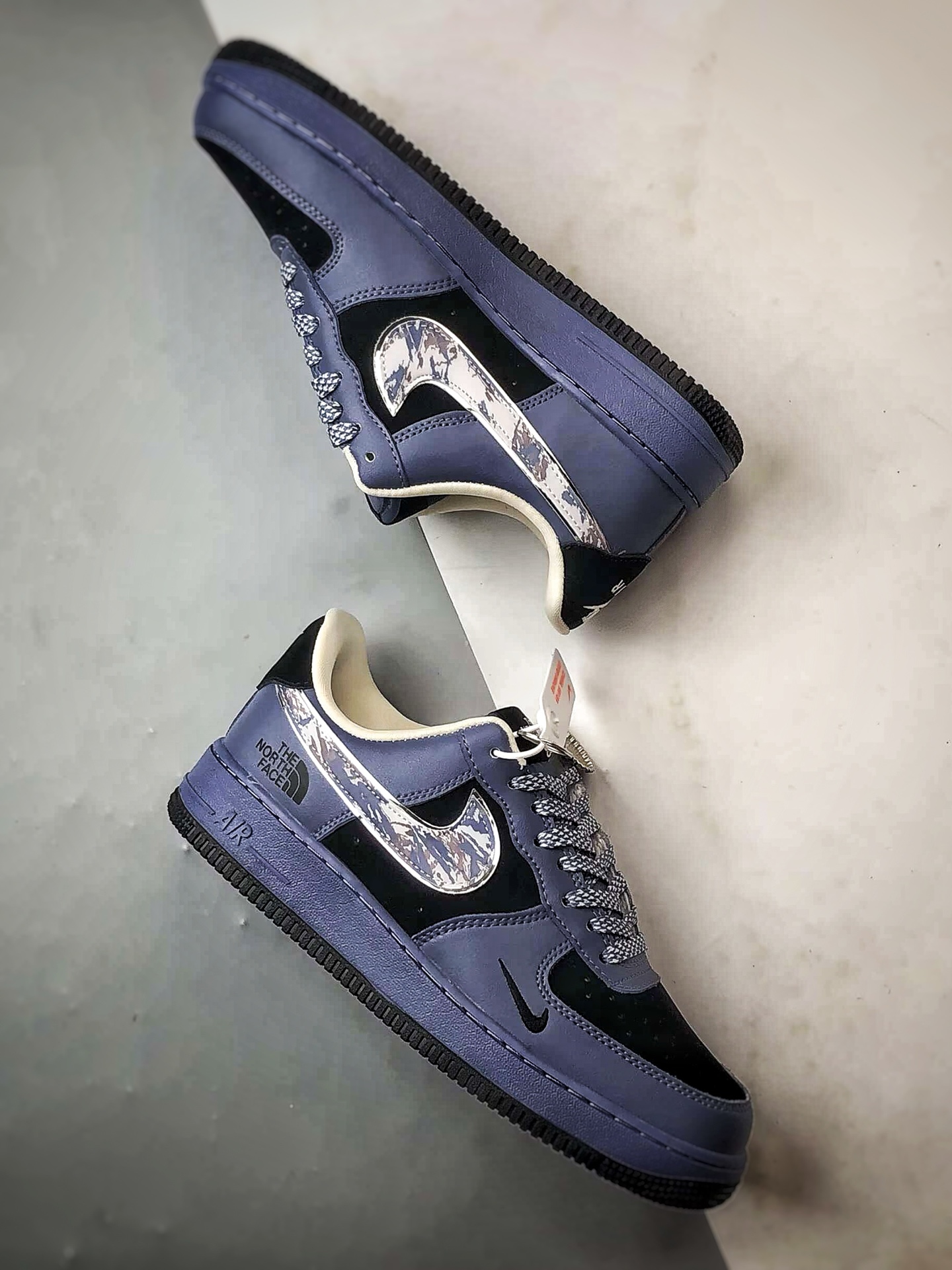 280 TNF x Air Force 1 Low 雪山紫蓝黑 KJ1688-019