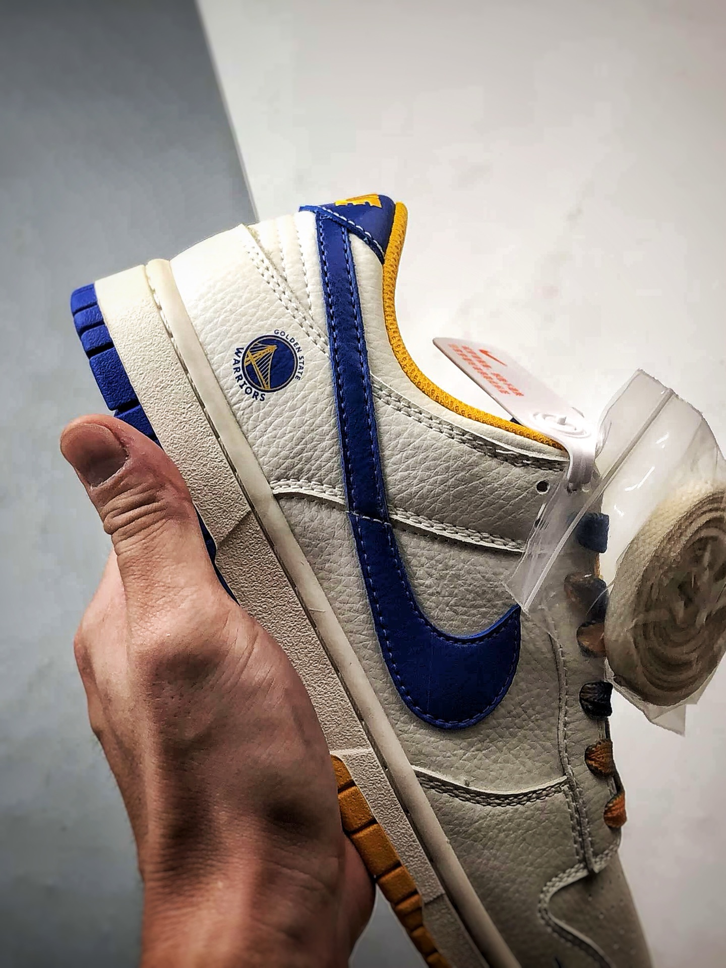 290 NK Dunk Low Retro ”DIY高端定制” 勇士队白蓝黄 低帮休闲运动板鞋 CS1688-108