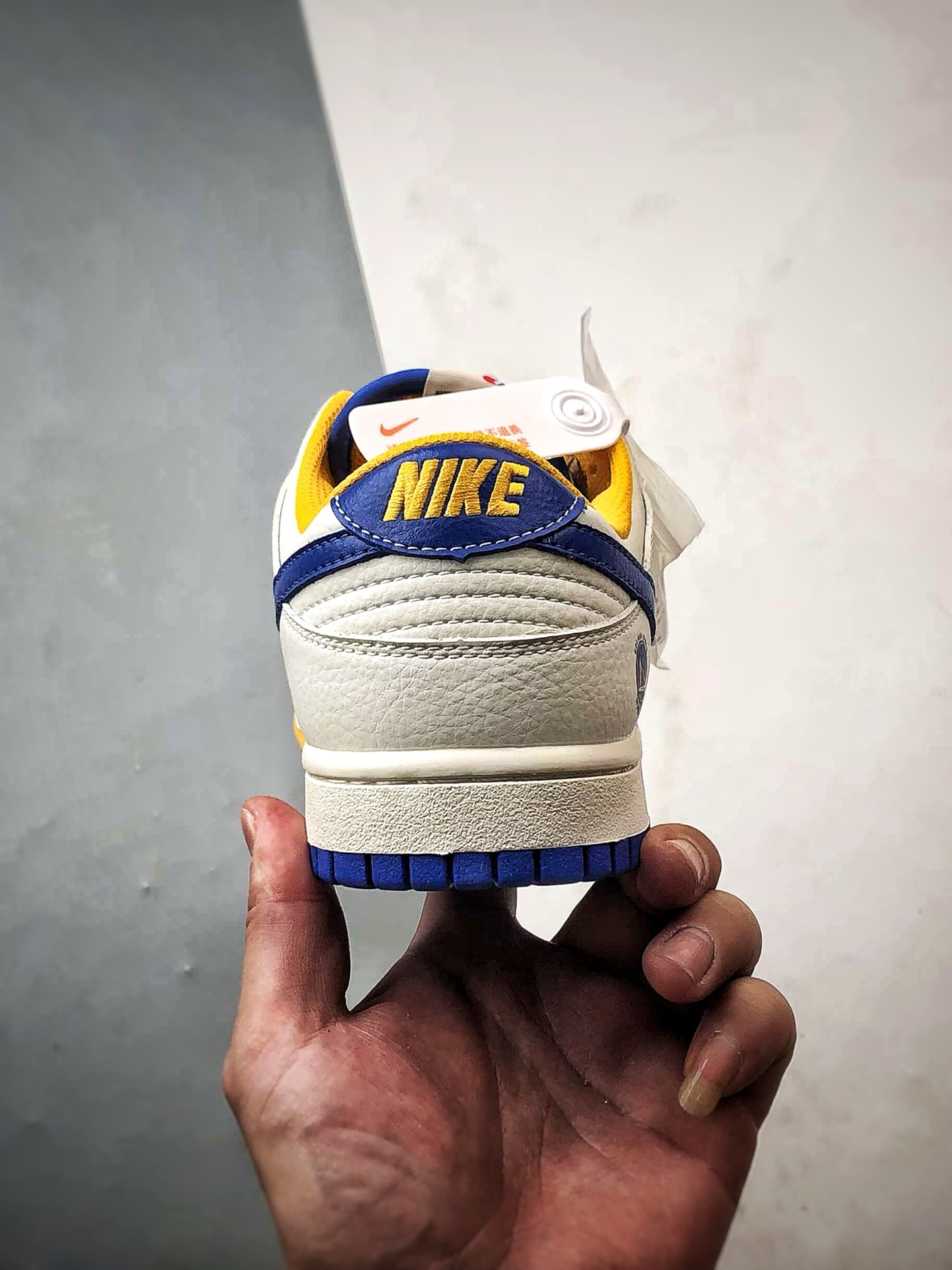 290 NK Dunk Low Retro ”DIY高端定制” 勇士队白蓝黄 低帮休闲运动板鞋 CS1688-108