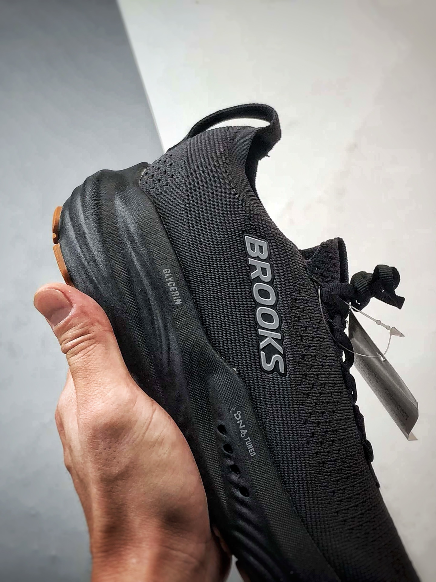 200 Brooks/布鲁克斯 Glycerin StealthFit 22 黑色 甘油22代缓震马拉松氮气慢跑鞋