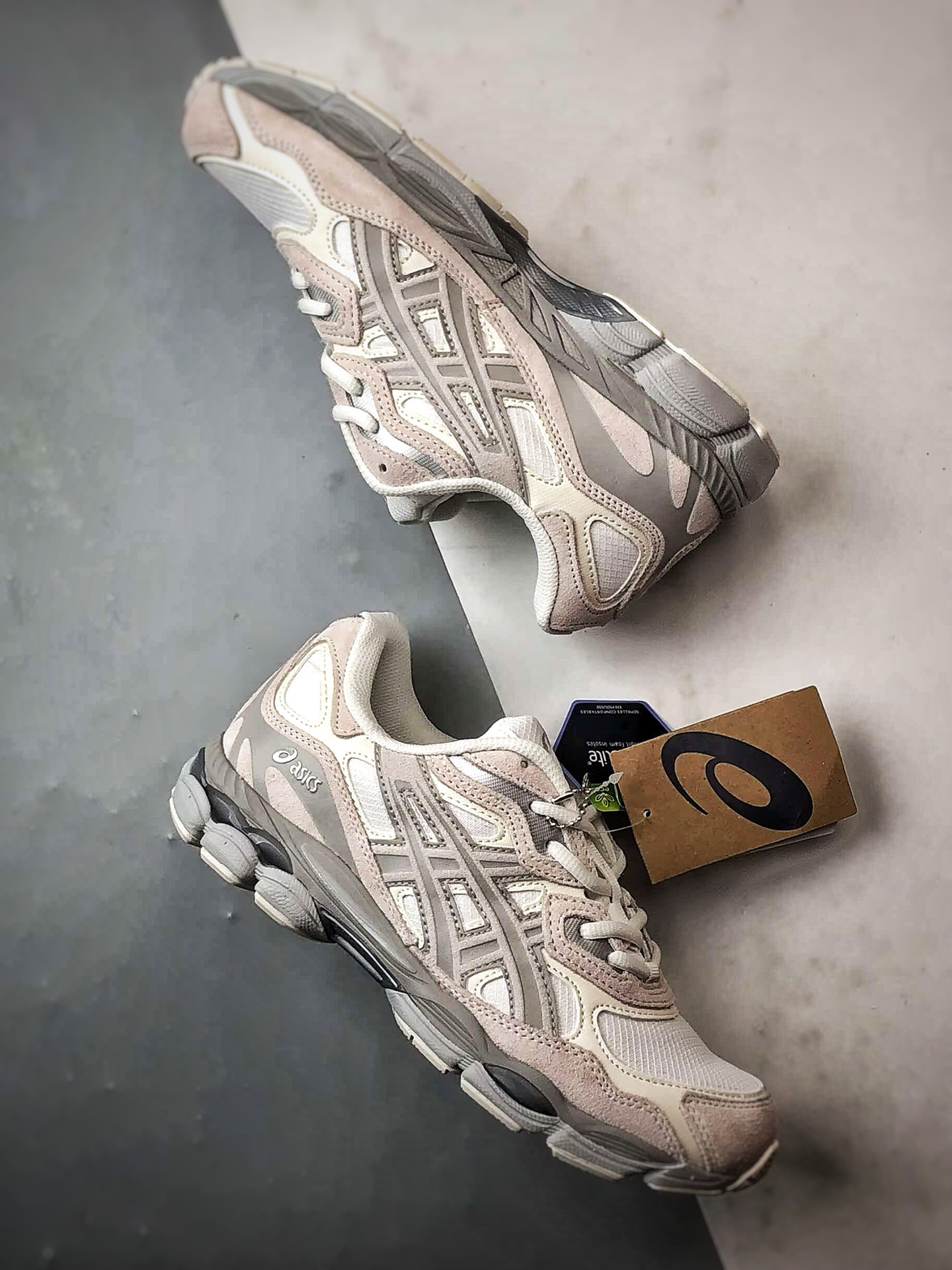 220 Asics Gel-N 复古单品 浅灰 亚瑟士新款厚底街头运动休闲鞋 1203A739-100