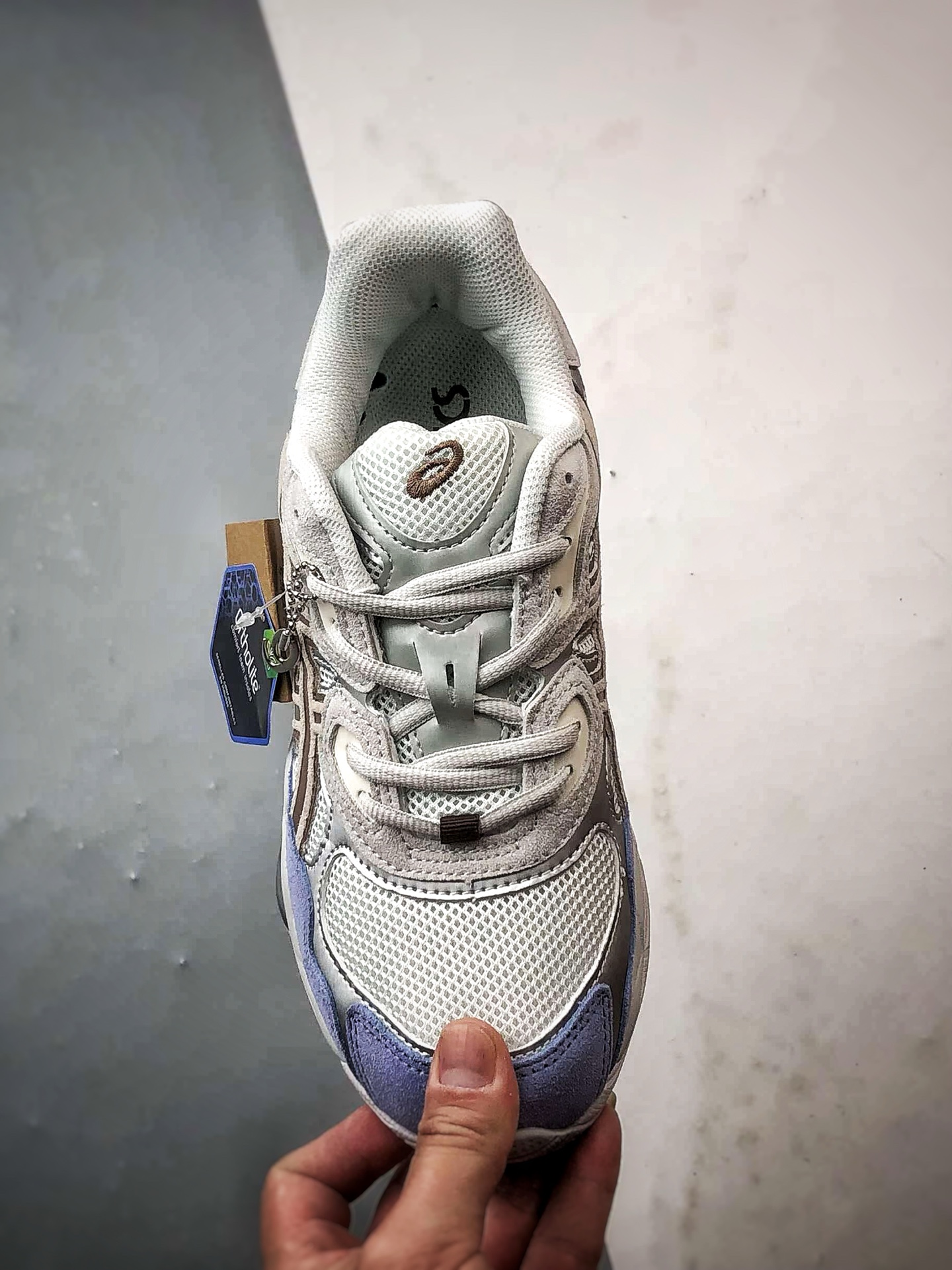 220 Asics Gel-N 复古单品 白蓝 亚瑟士新款厚底街头运动休闲鞋 1203A953-100