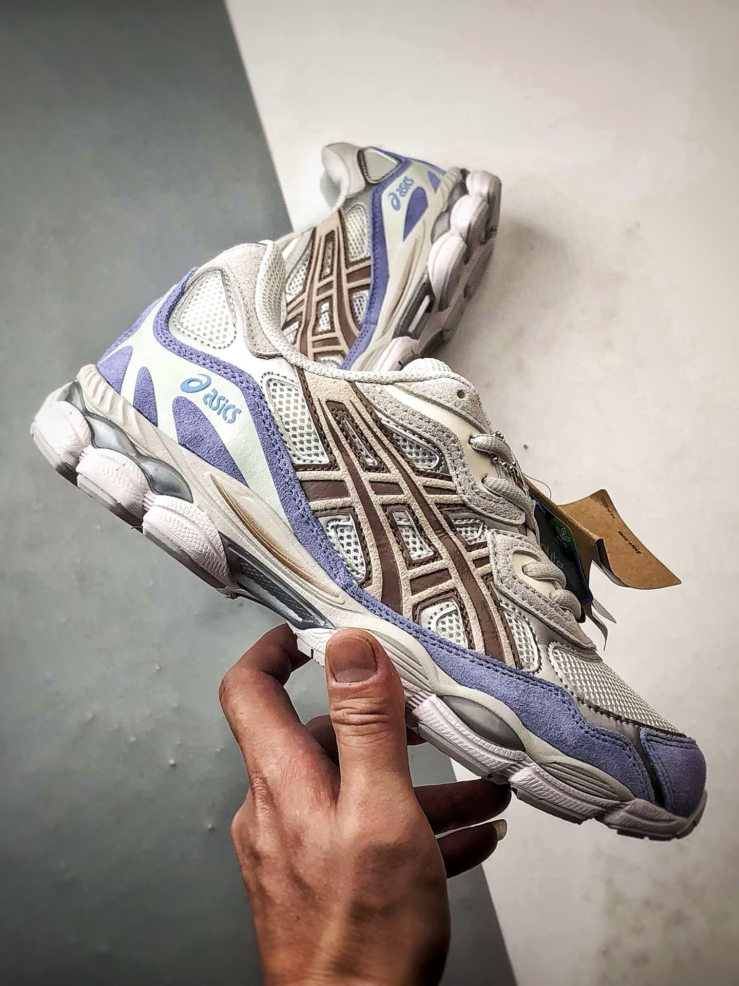 220 Asics Gel-N 复古单品 白蓝 亚瑟士新款厚底街头运动休闲鞋 1203A953-100