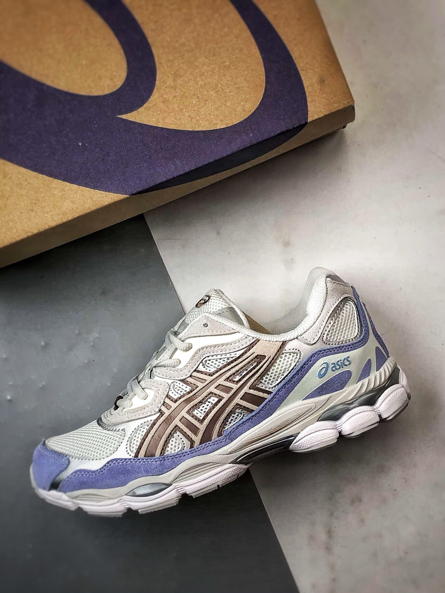 220 Asics Gel-N 复古单品 白蓝 亚瑟士新款厚底街头运动休闲鞋 1203A953-100