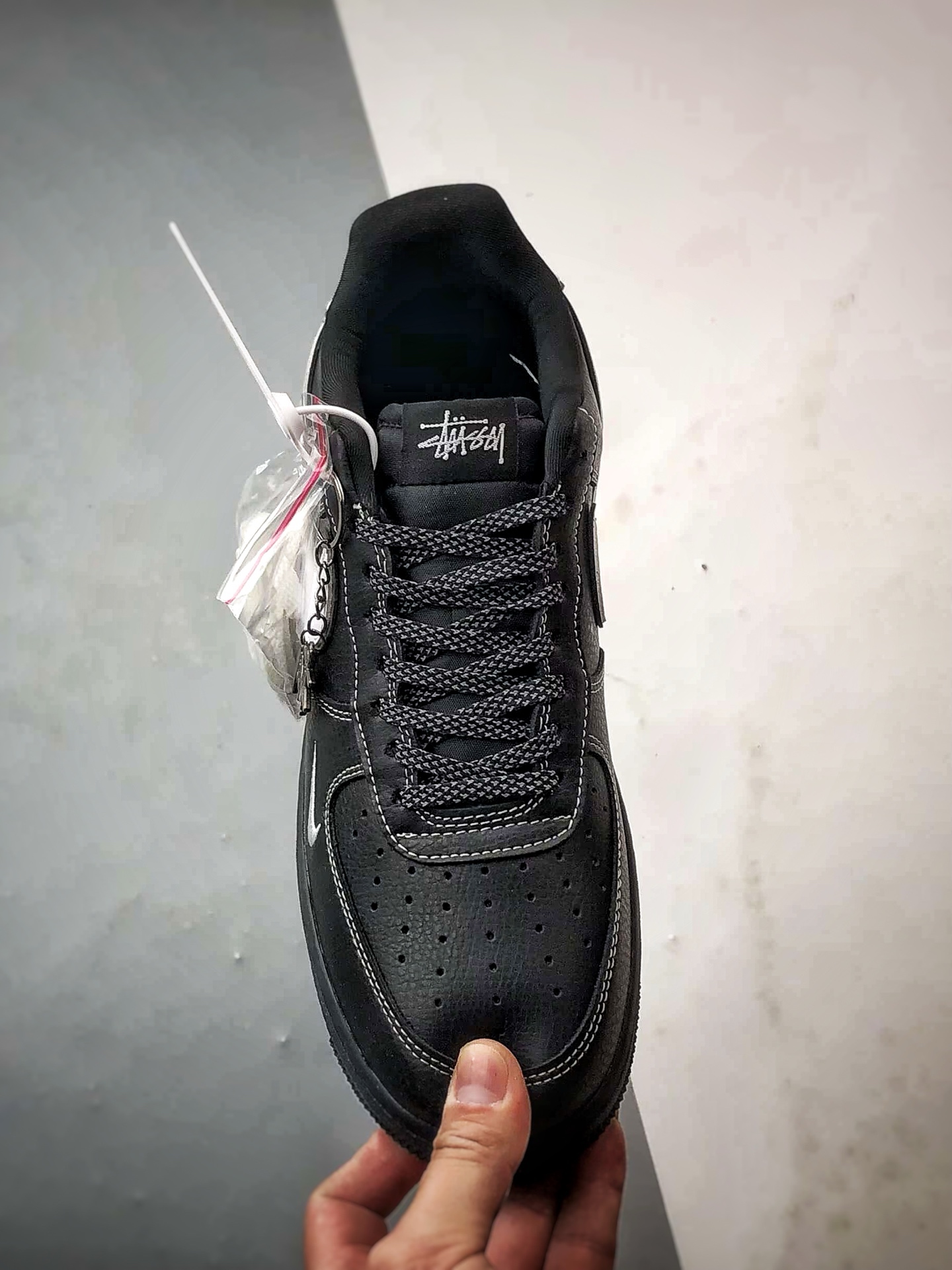 280 Stussy x Air Force 1 Low 黑白夜魔钩 DD1982-317