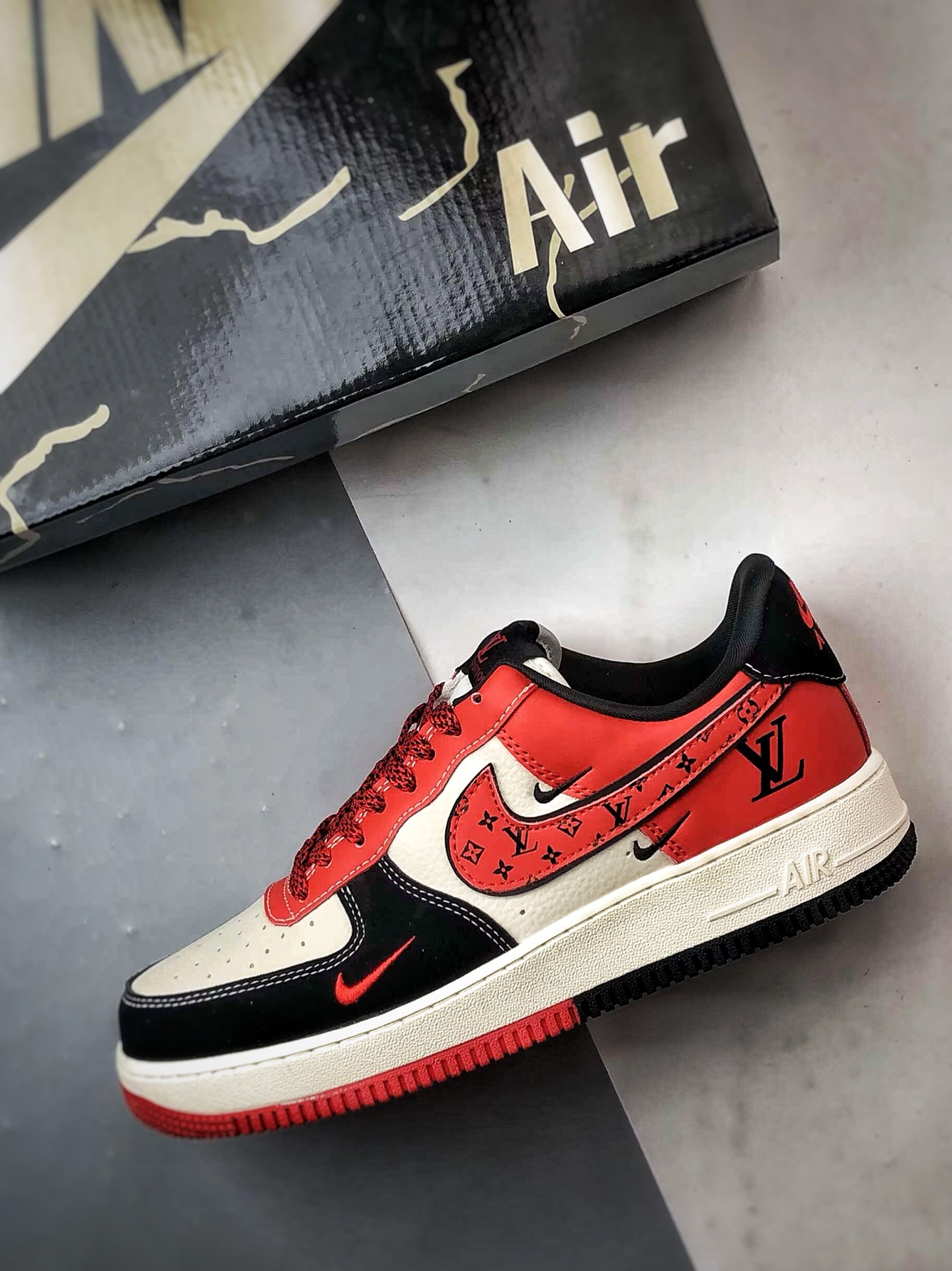 280 LV x Air Force 1 Low 米黑红 KJ1688-016