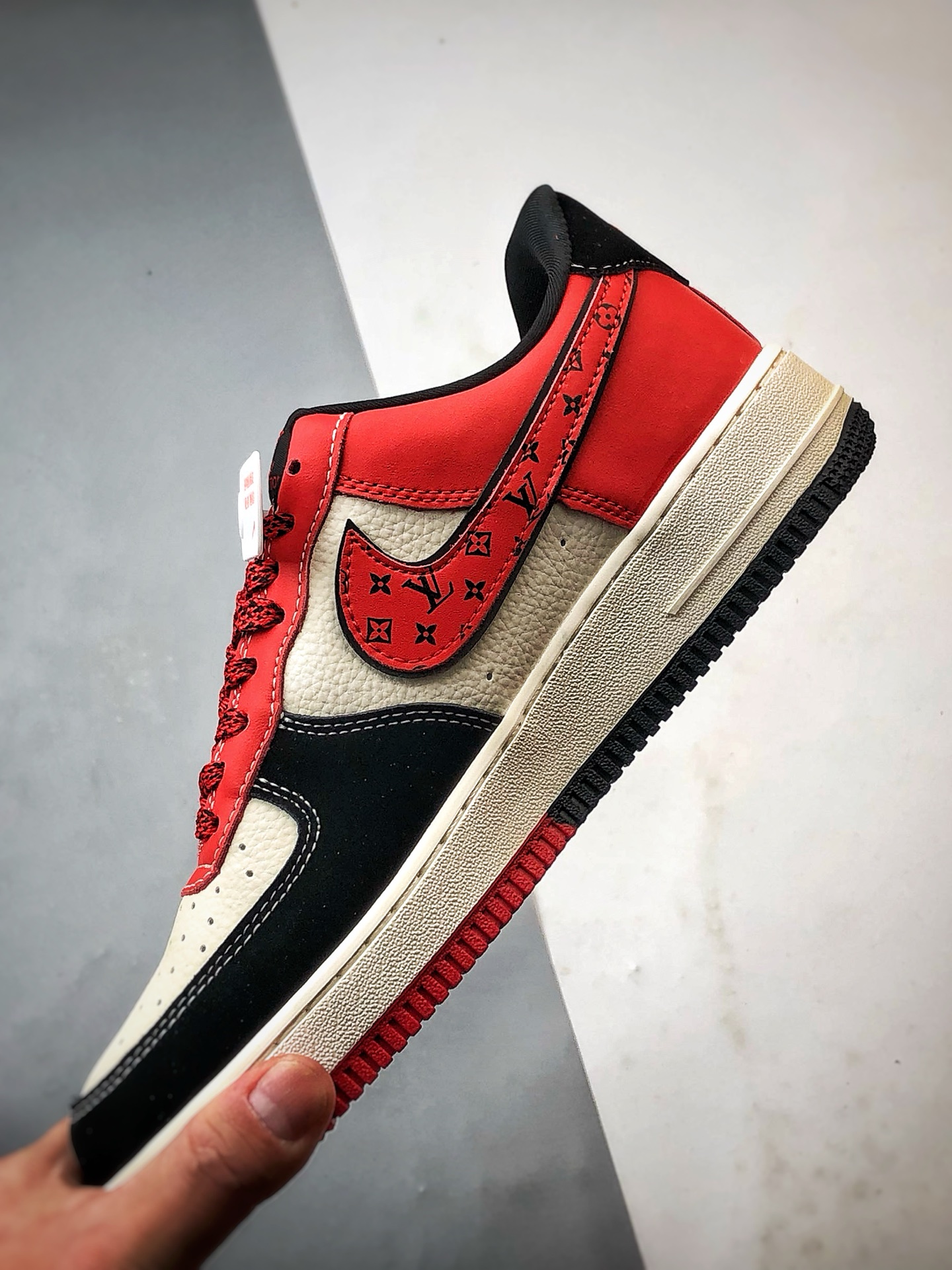 280 LV x Air Force 1 Low 米黑红 KJ1688-016