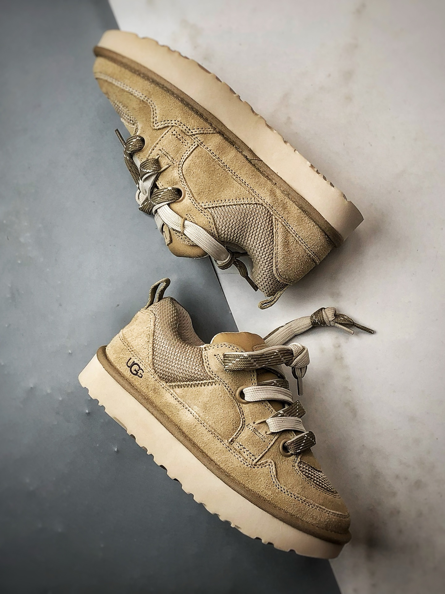 320 UGG Lowmel Lo 4032 梅尔系列 米灰 顶级莞产版 经典秋冬羊皮毛一体雪地靴