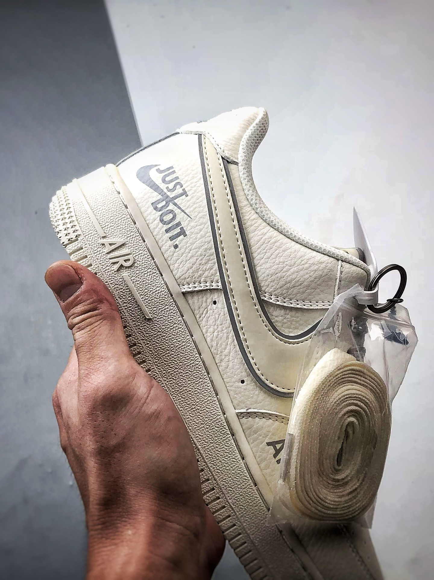 Air Force 1 '07 Low 米白灰反光钩 CS5288-043