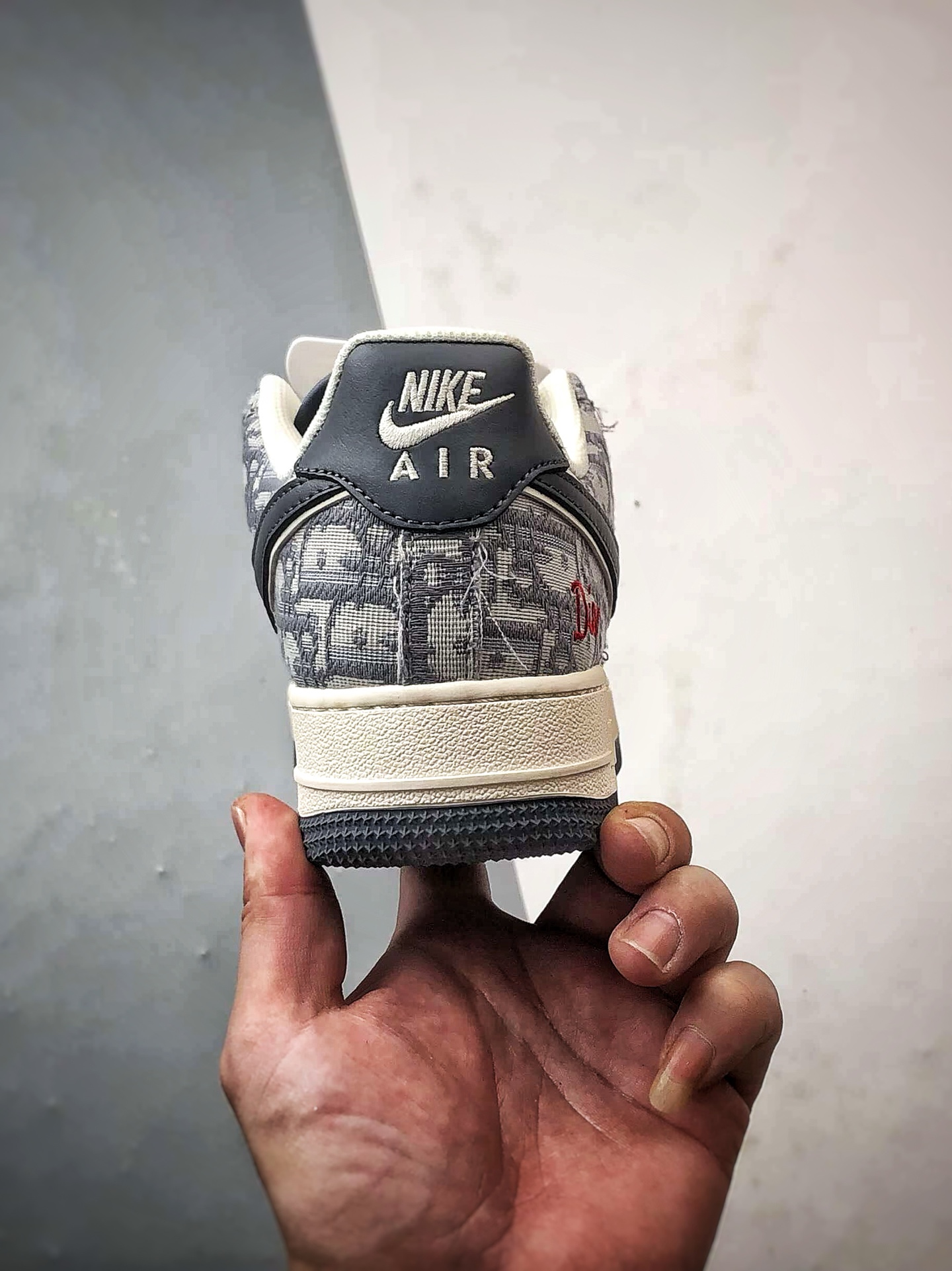 Dior x Air Force 1 Low 印花牛仔米白灰 MZ9588-807
