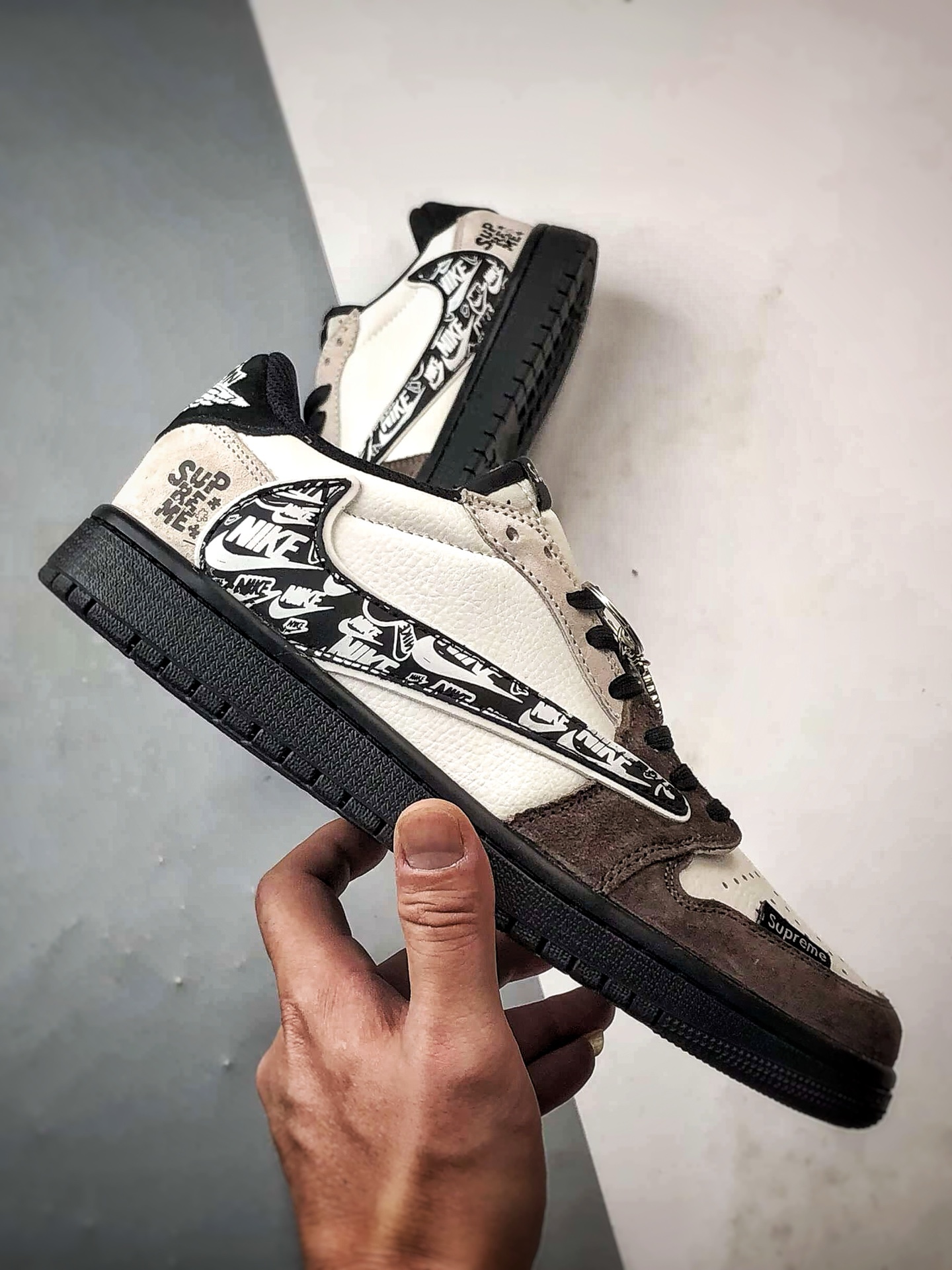 290 Air Jordan 1 Low ”高端定制” Sup棕黑印花倒钩 DZ5899-032