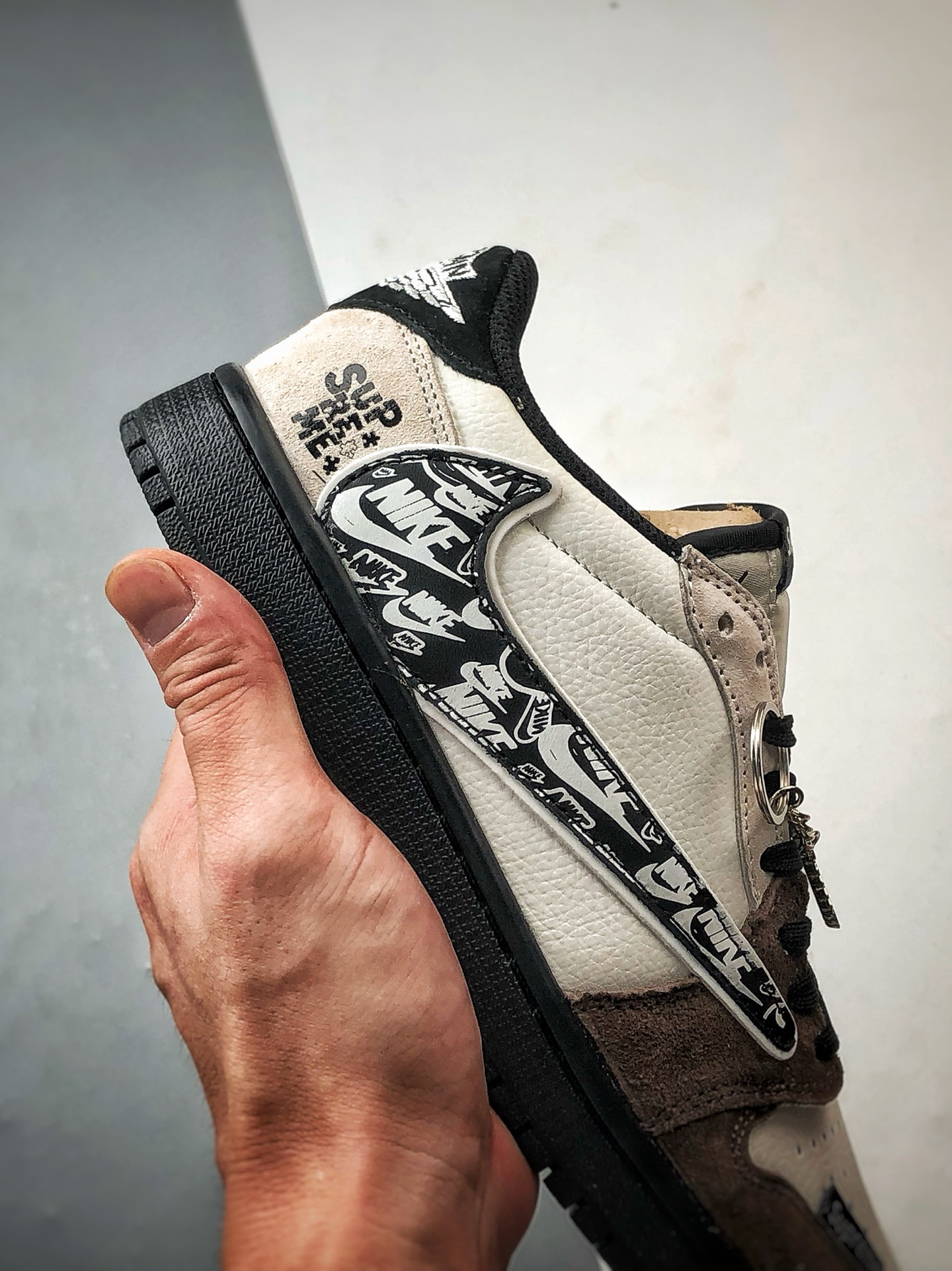 290 Air Jordan 1 Low ”高端定制” Sup棕黑印花倒钩 DZ5899-032