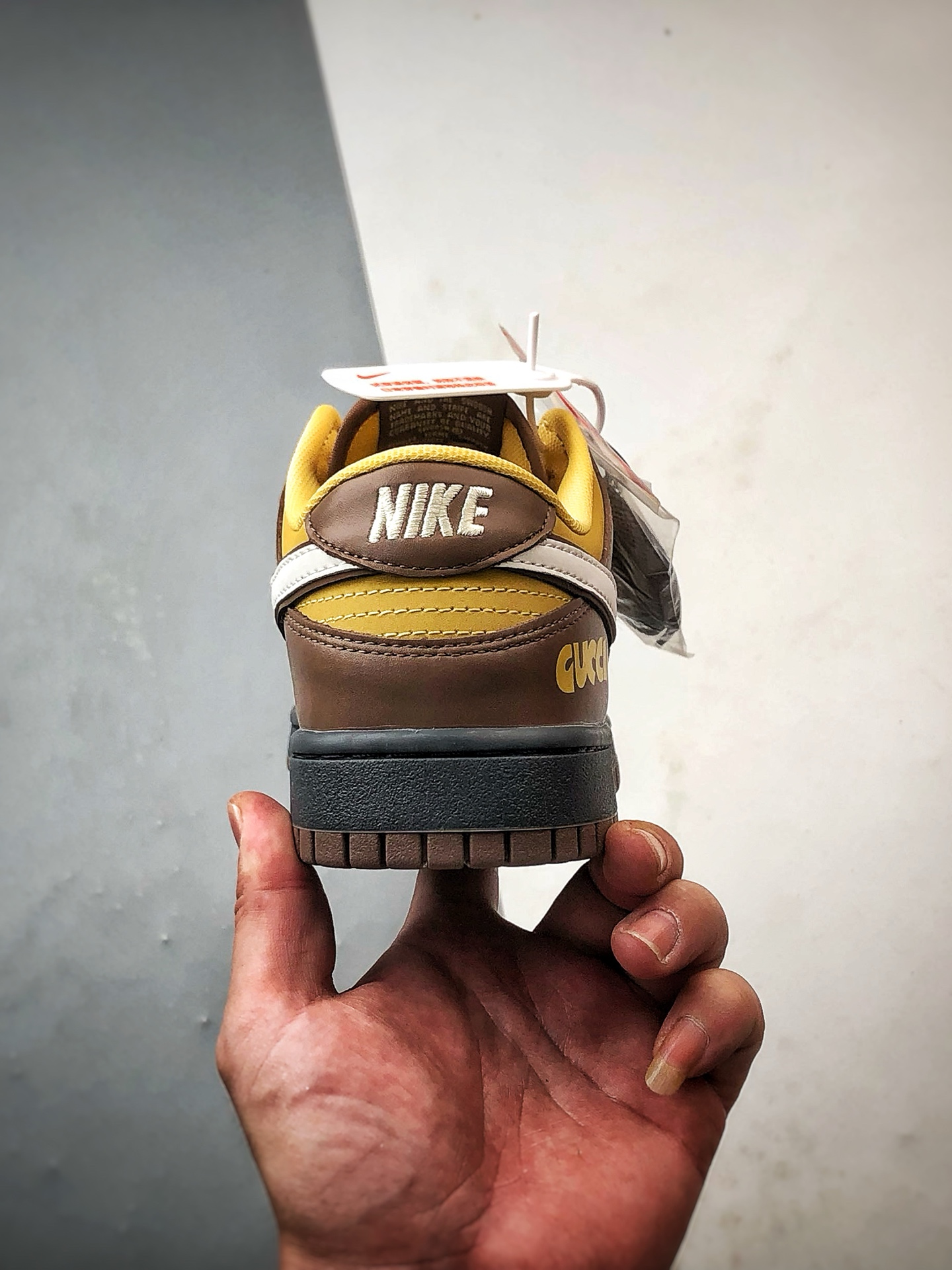 NK Dunk Low Retro ”DIY高端定制” 古驰棕黄反光白钩 低帮休闲运动板鞋 DJ1988-001