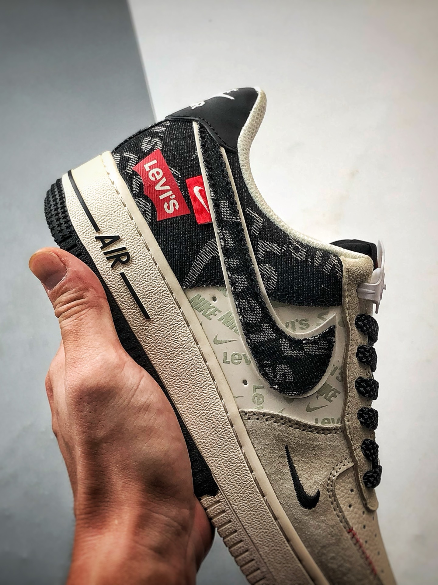 levi’s x Air Force 1 Low 米灰黑牛仔 MZ9588-800