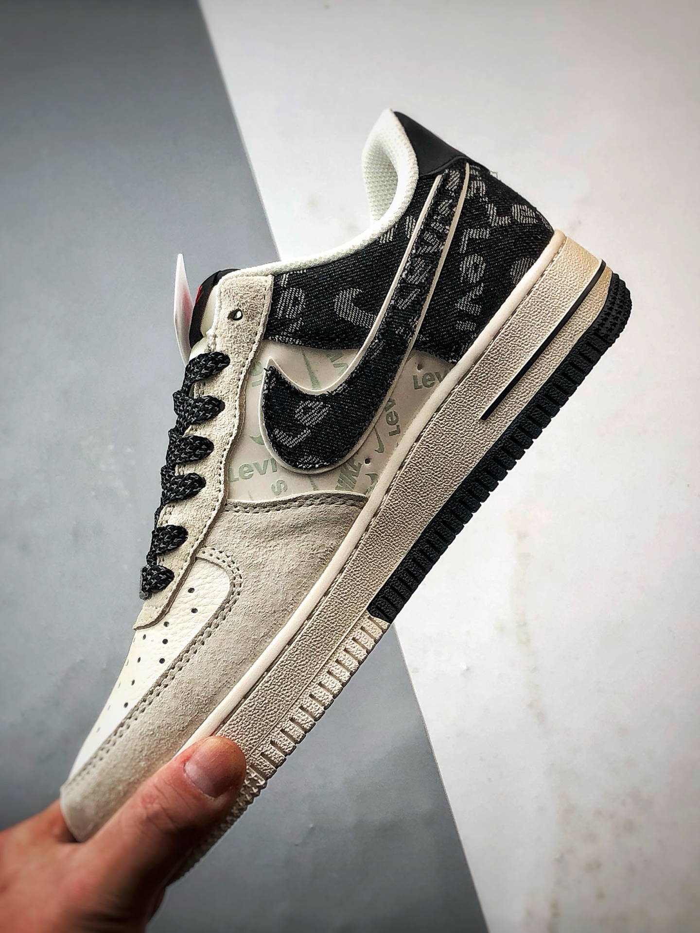 levi’s x Air Force 1 Low 米灰黑牛仔 MZ9588-800