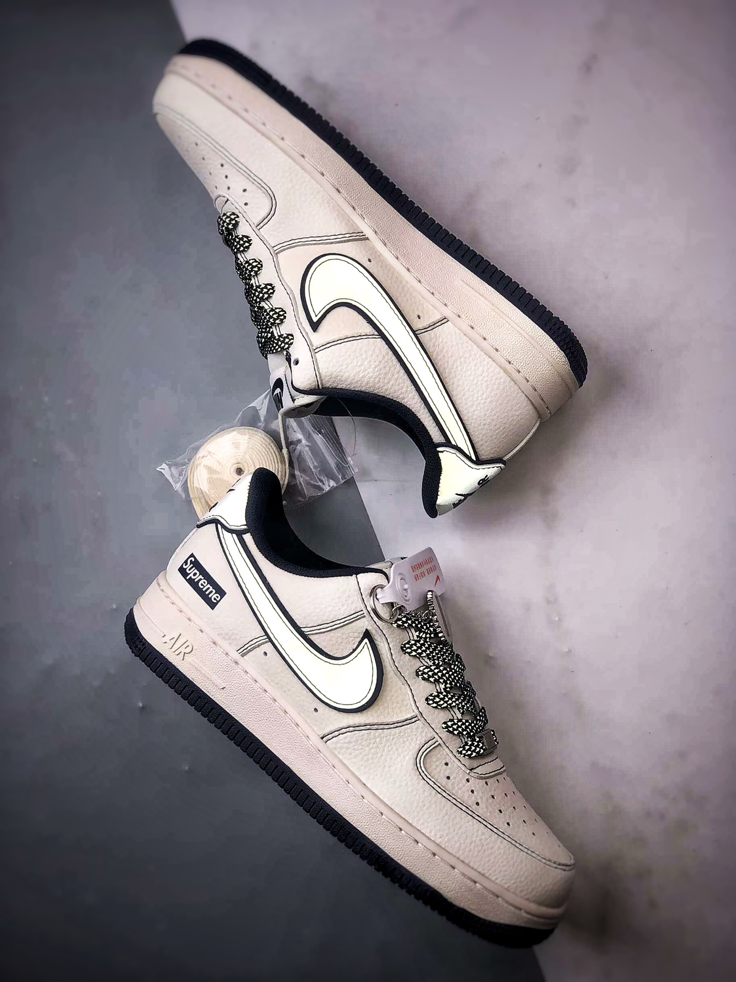 Sup x Air Force 1 Low 米白藏青 SM6668-113