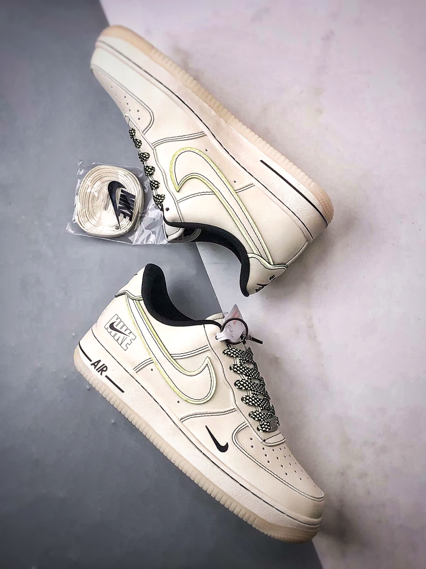 Air Force 1 '07 Low 米白黑 SM6668-115