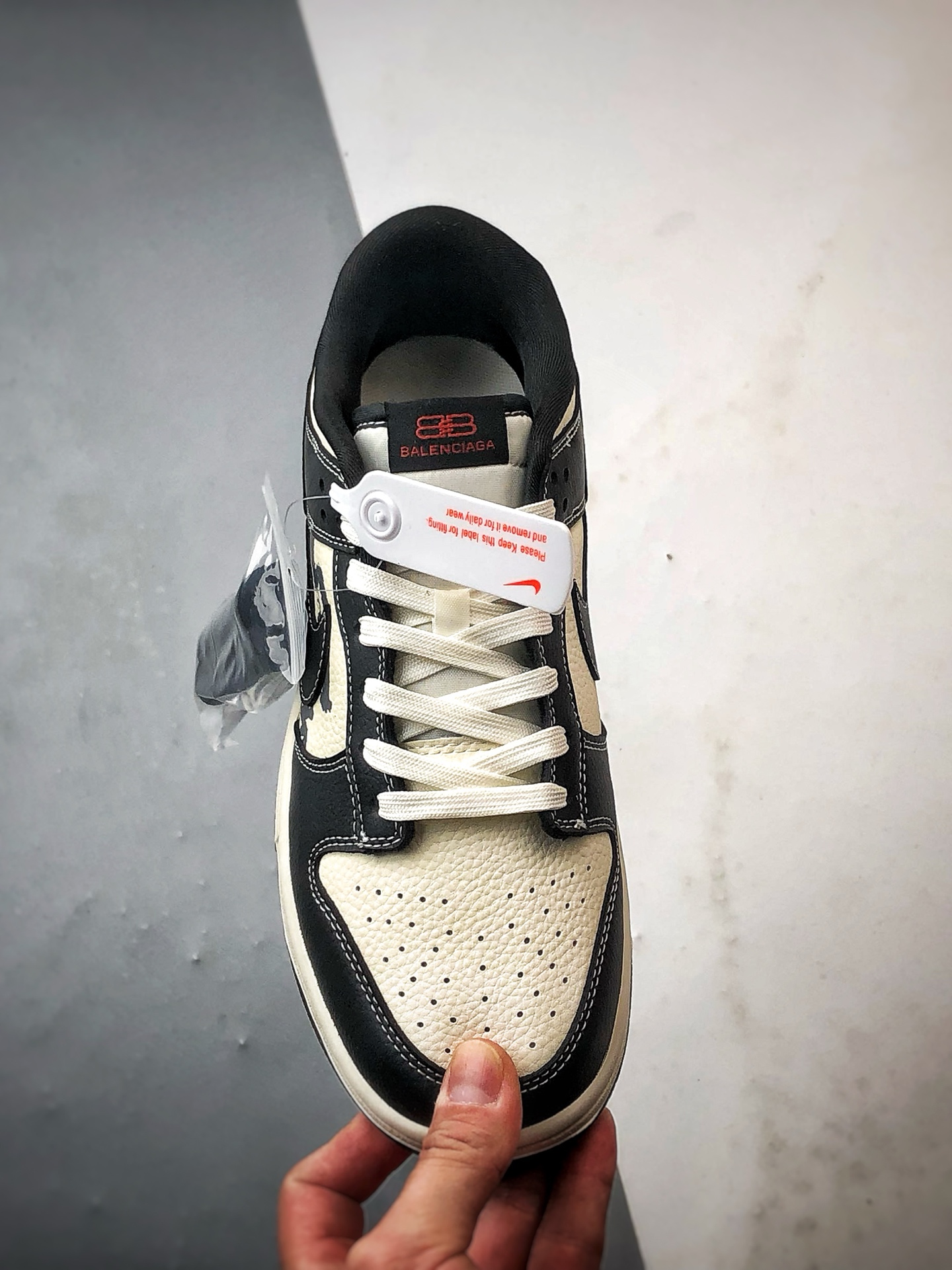 NK Dunk Low Retro ”DIY高端定制” 巴黎米白黑 低帮休闲运动板鞋 DS6608-016