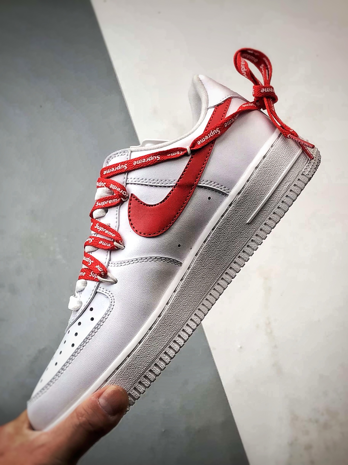 Sup x Air Force 1 Low 白红解构 UP9225-101