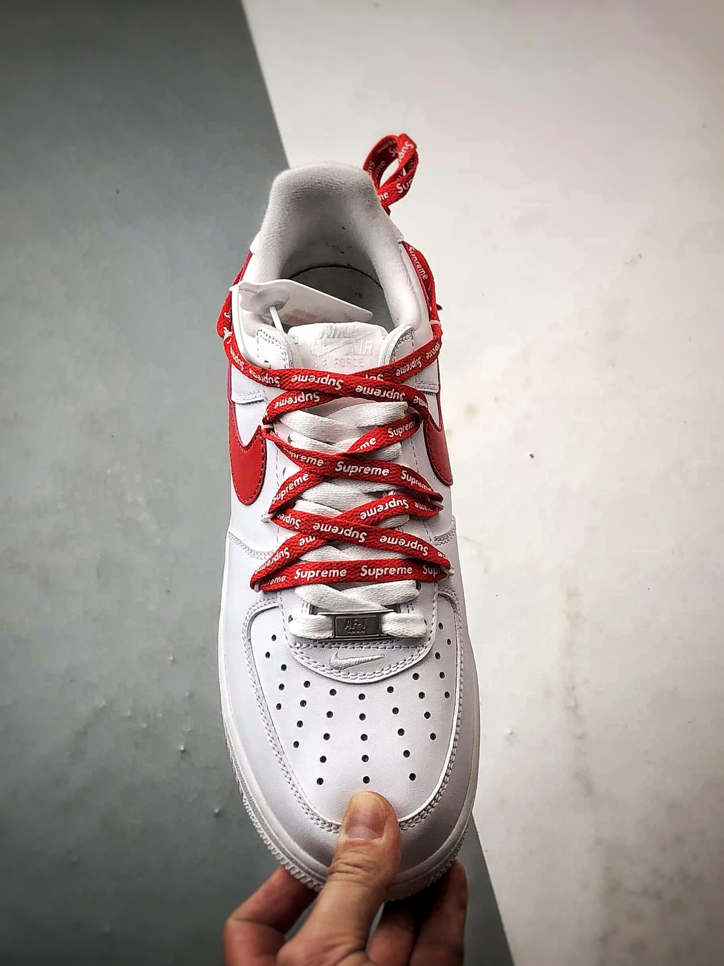 Sup x Air Force 1 Low 白红解构 UP9225-101