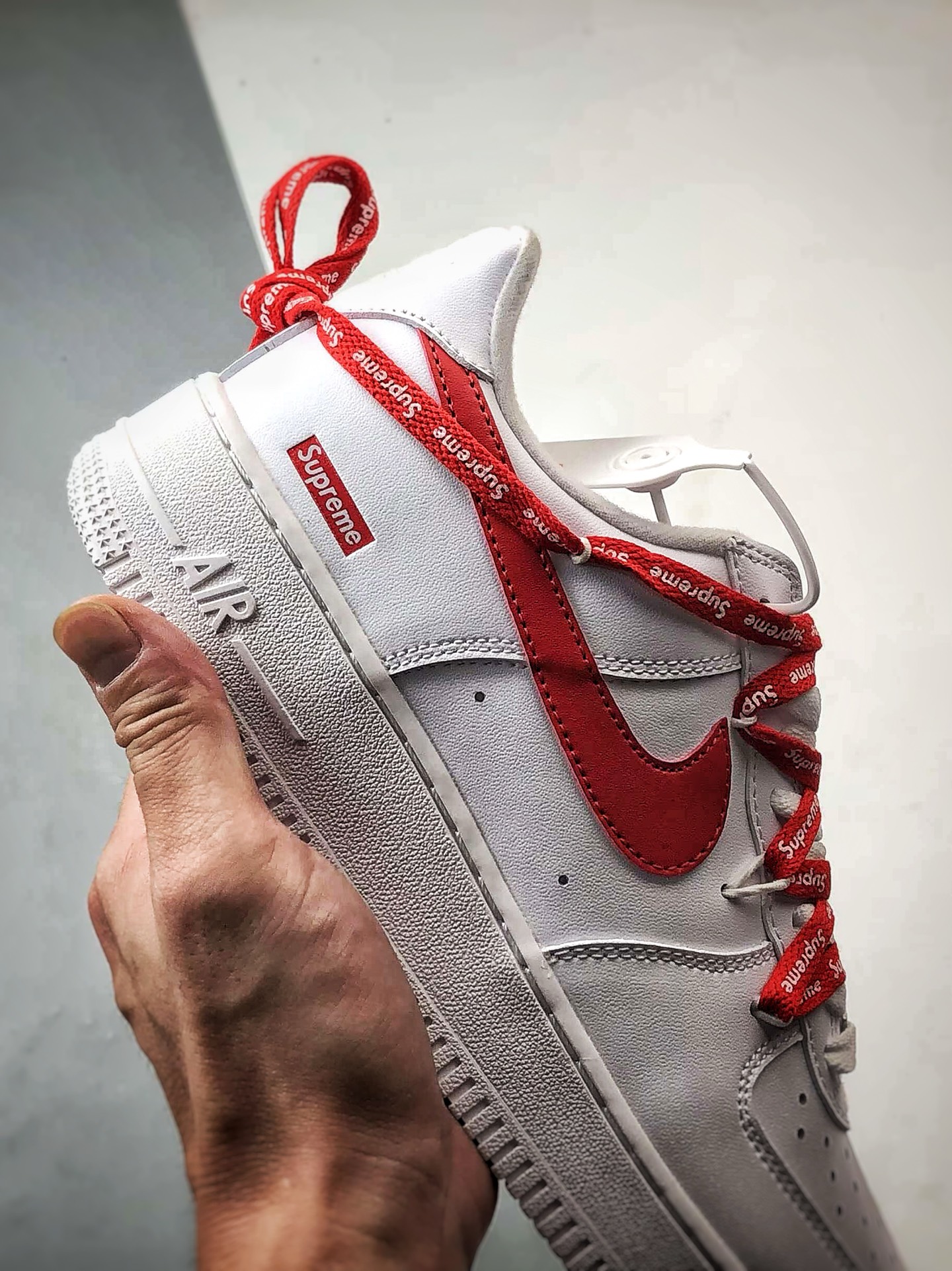 Sup x Air Force 1 Low 白红解构 UP9225-101