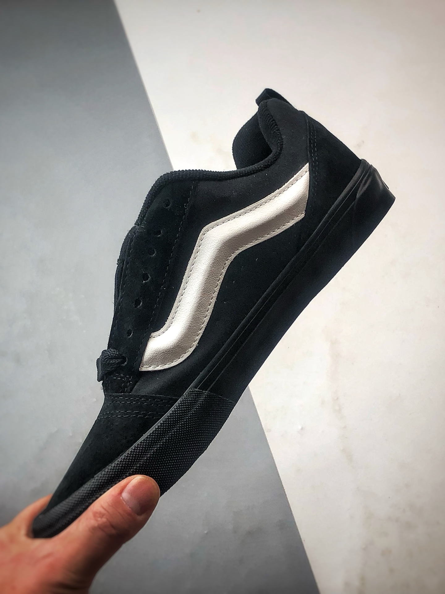 Vans Knu-Skool VR3 闪电黑白 万斯低帮复古休闲硫化面包板鞋-Top High Quatity Cheap Sneakers Fashion Clothing Clothes Bags handbags Shoes of all Brand wholesale With The best Quality And Beautiful Price from China Factory Chinese suppliers wholesaler seller Vans Knu-Skool VR3 闪电黑白 万斯低帮复古休闲硫化面包板鞋